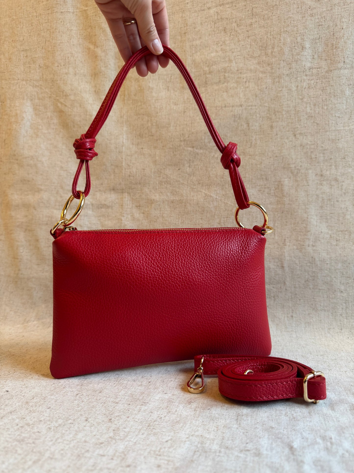 Borsa a spalla Agata - misura piccola, con tracolla lunga