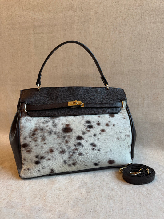 Maxi borsa Daphne - cavallino, con tracolla lunga