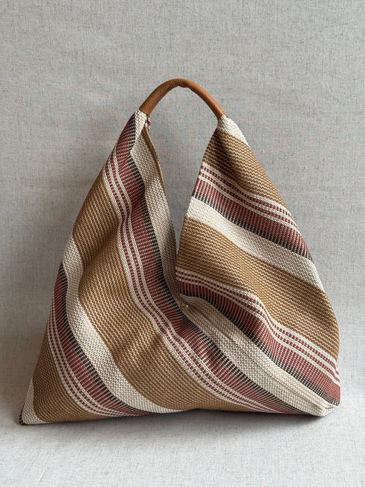 Maxi borsa a spalla Melissa - rafia
