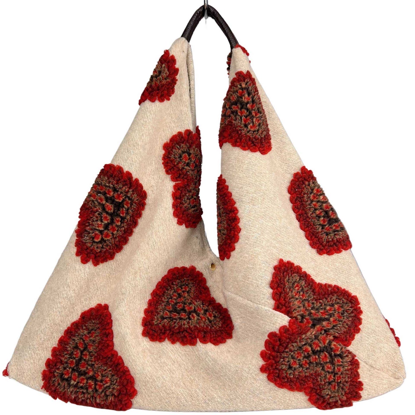 Maxi borsa a spalla Melissa - Lana