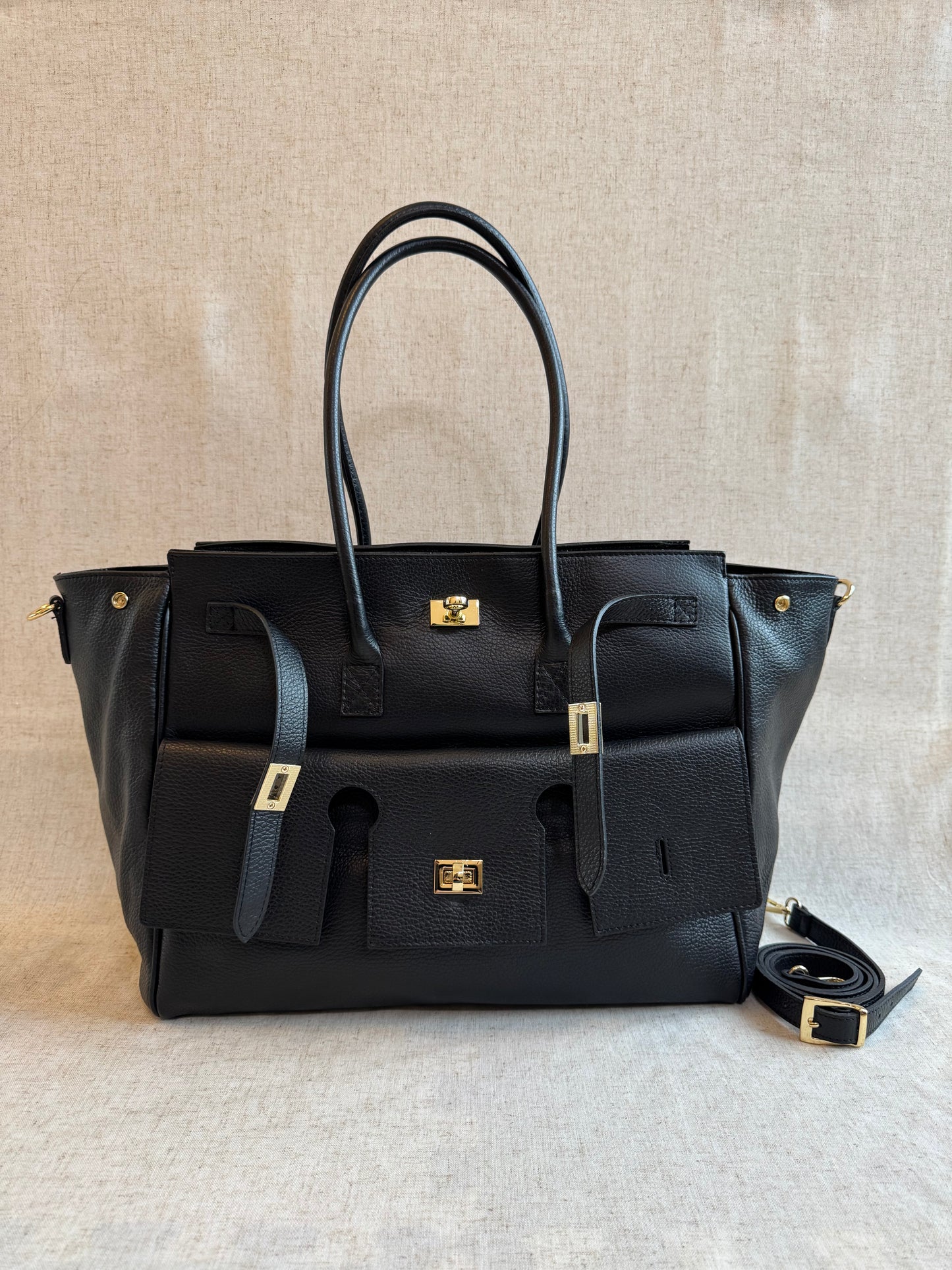 Maxi borsa a spalla Carrie - con tracolla regolabile