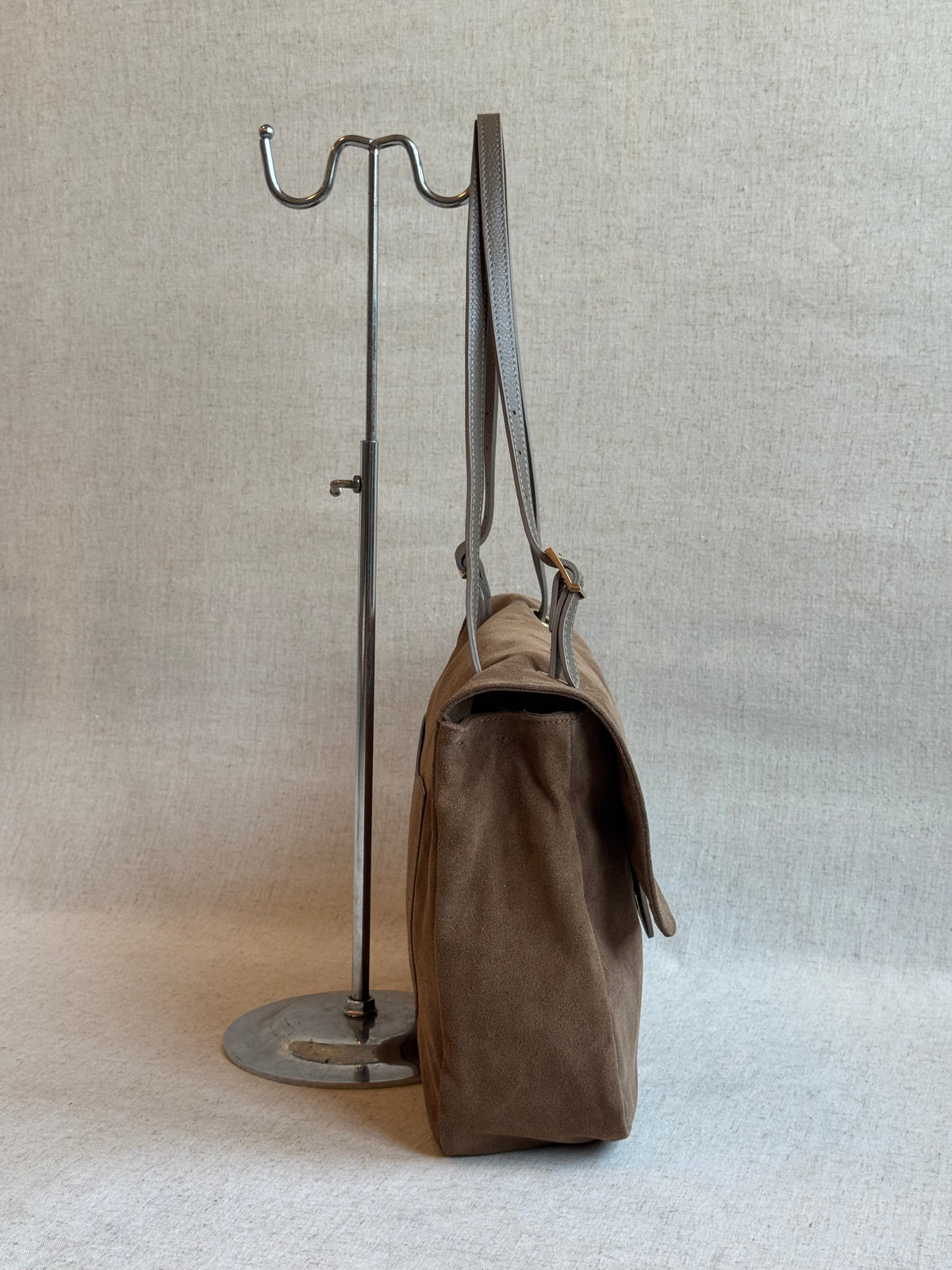 Borsa Chantal - camoscio, manico regolabile