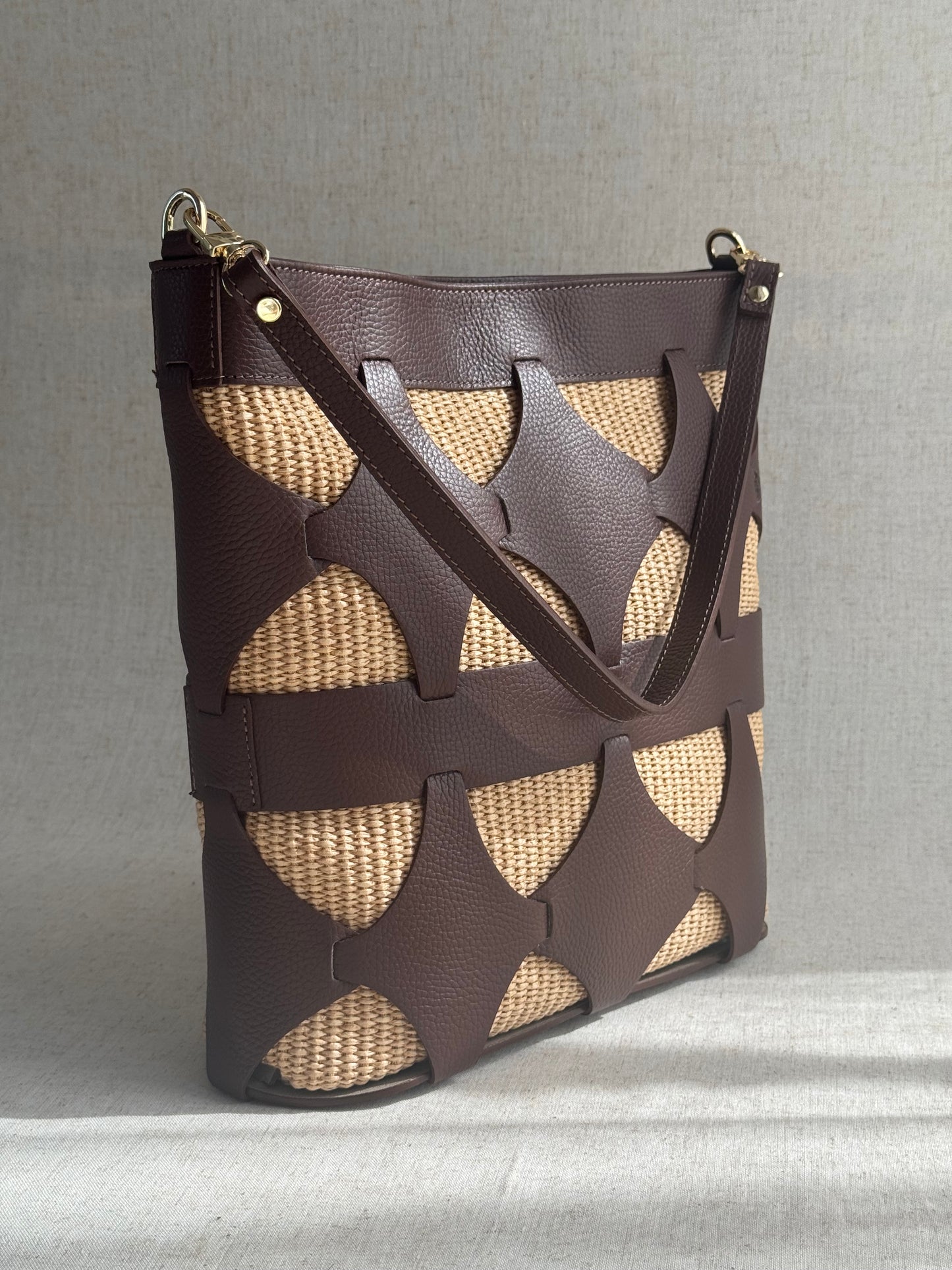 Maxi borsa a spalla Sunset - con tracolla lunga