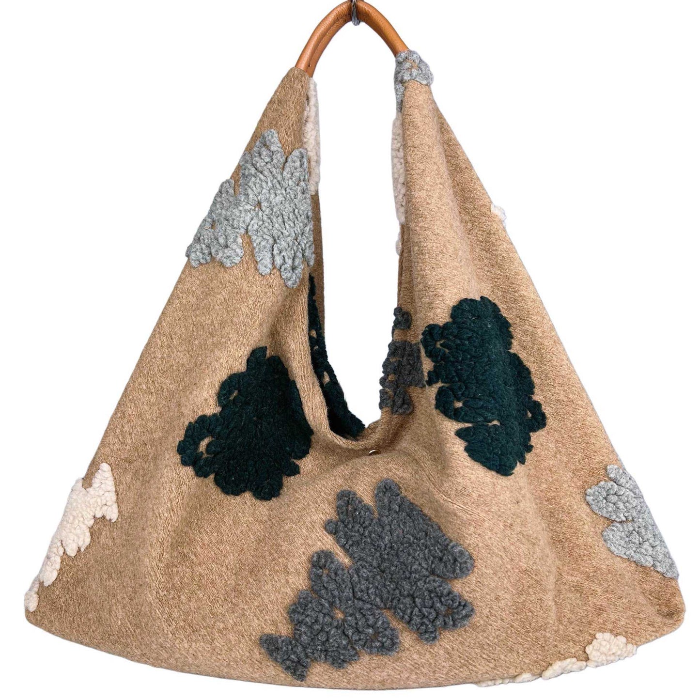 Maxi borsa a spalla Melissa - Lana