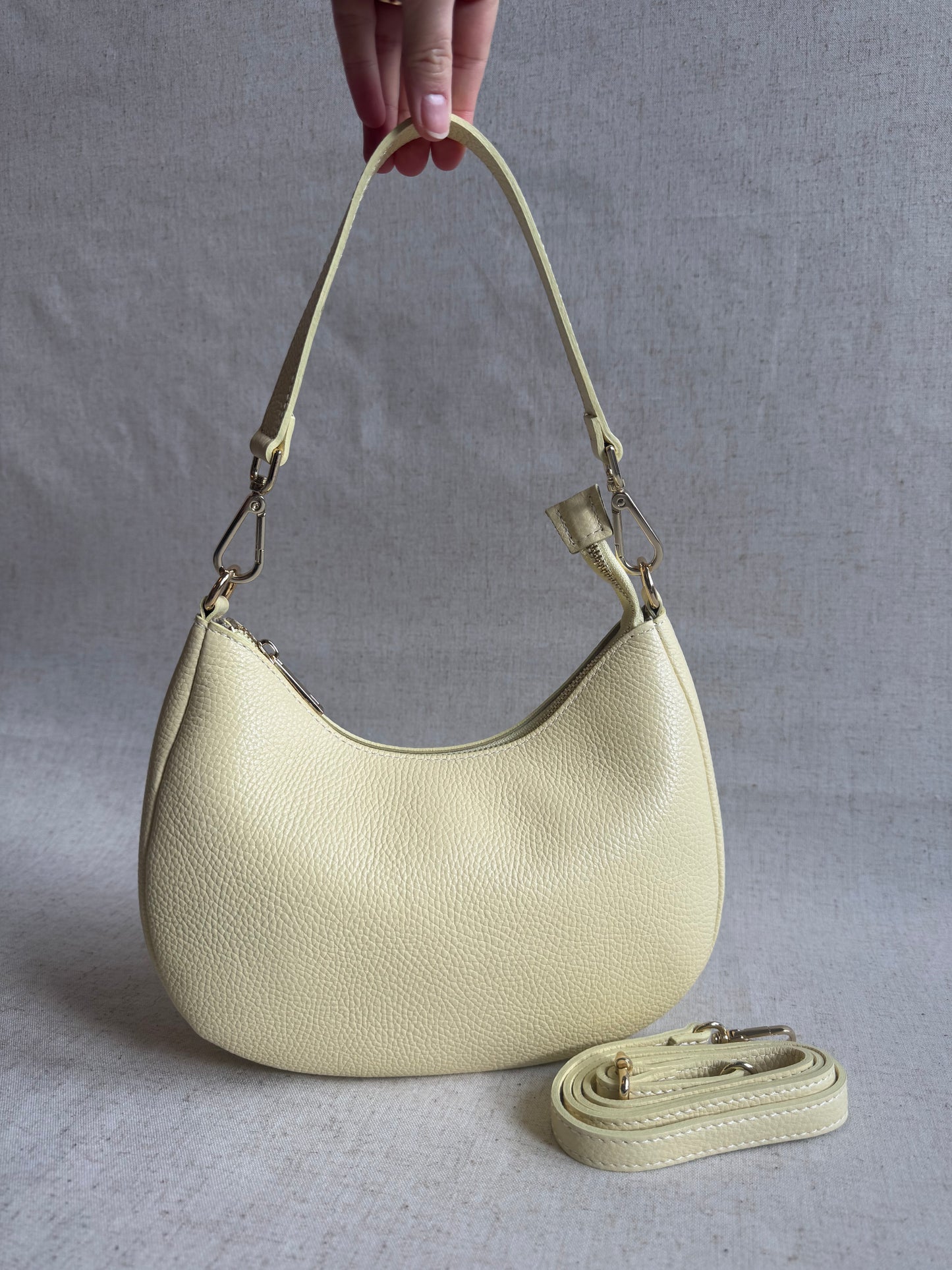 Borsa a spalla Luna - misura grande, con tracolla lunga