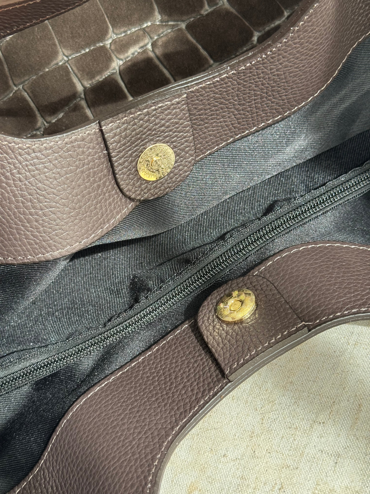 Borsa Roxy - stampa coccodrillo