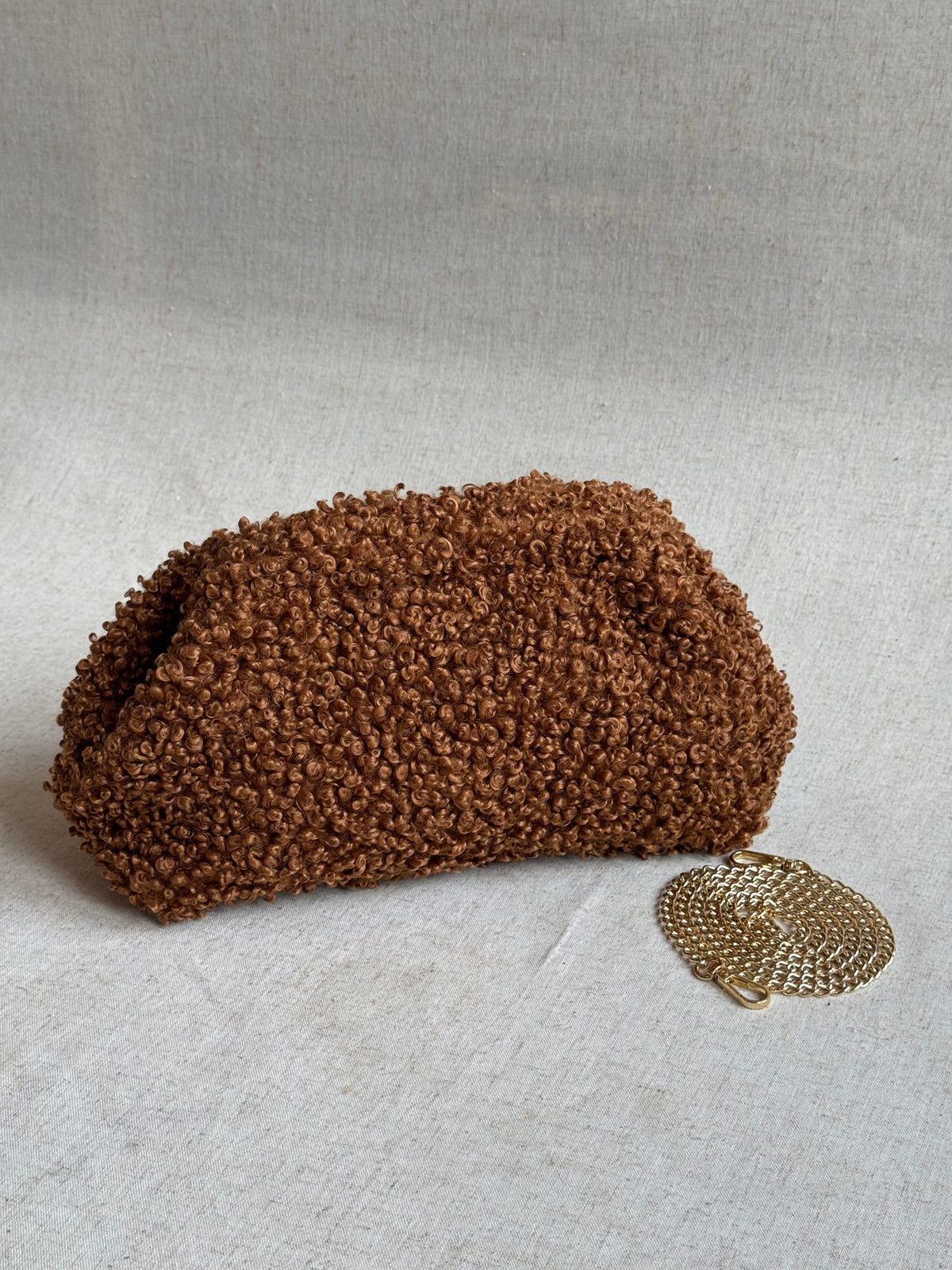 Pochette Sicilia - Teddy, con tracolla in catena