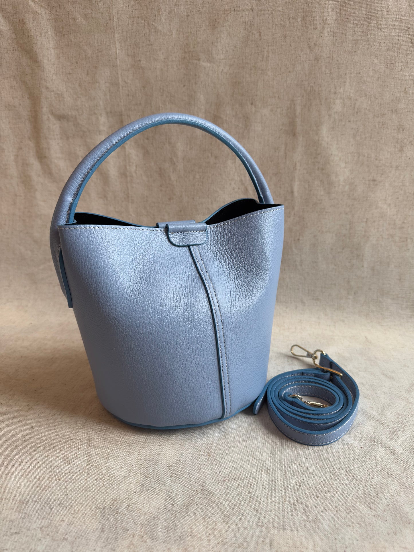 Borsa secchiello Veronica - con tracolla lunga
