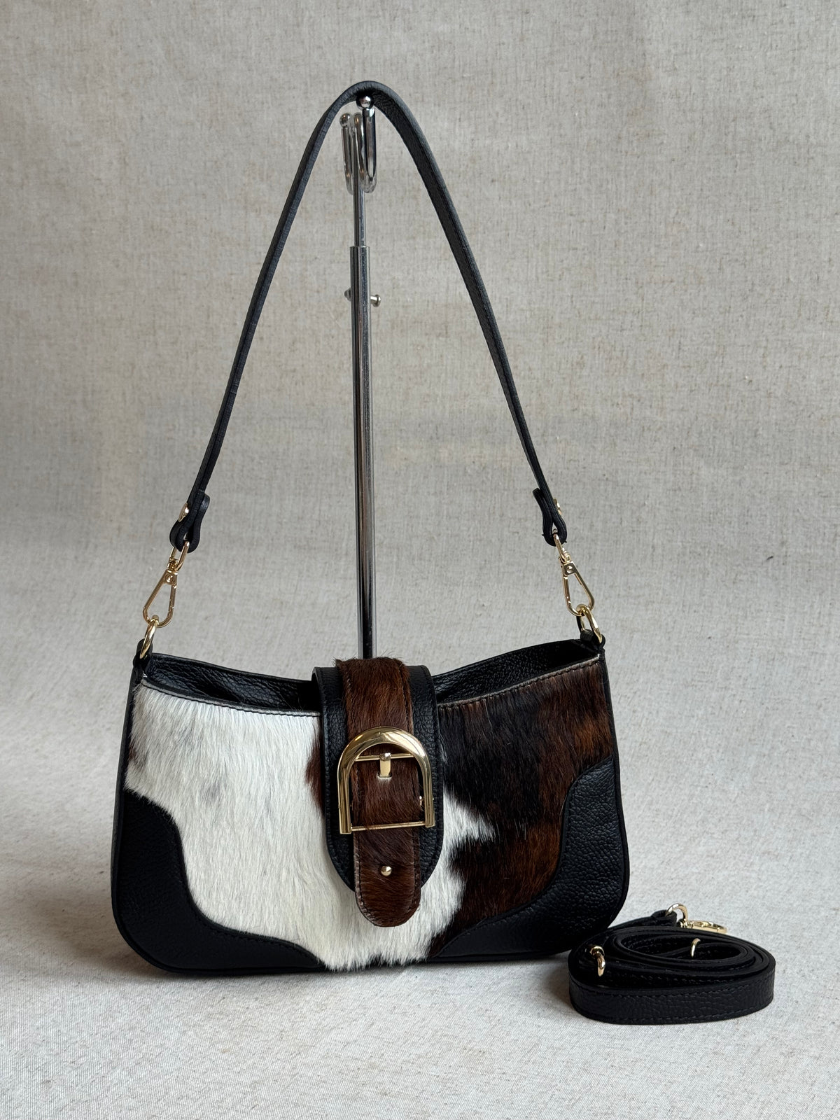 Borsa Nova - cavallino, con tracolla lunga