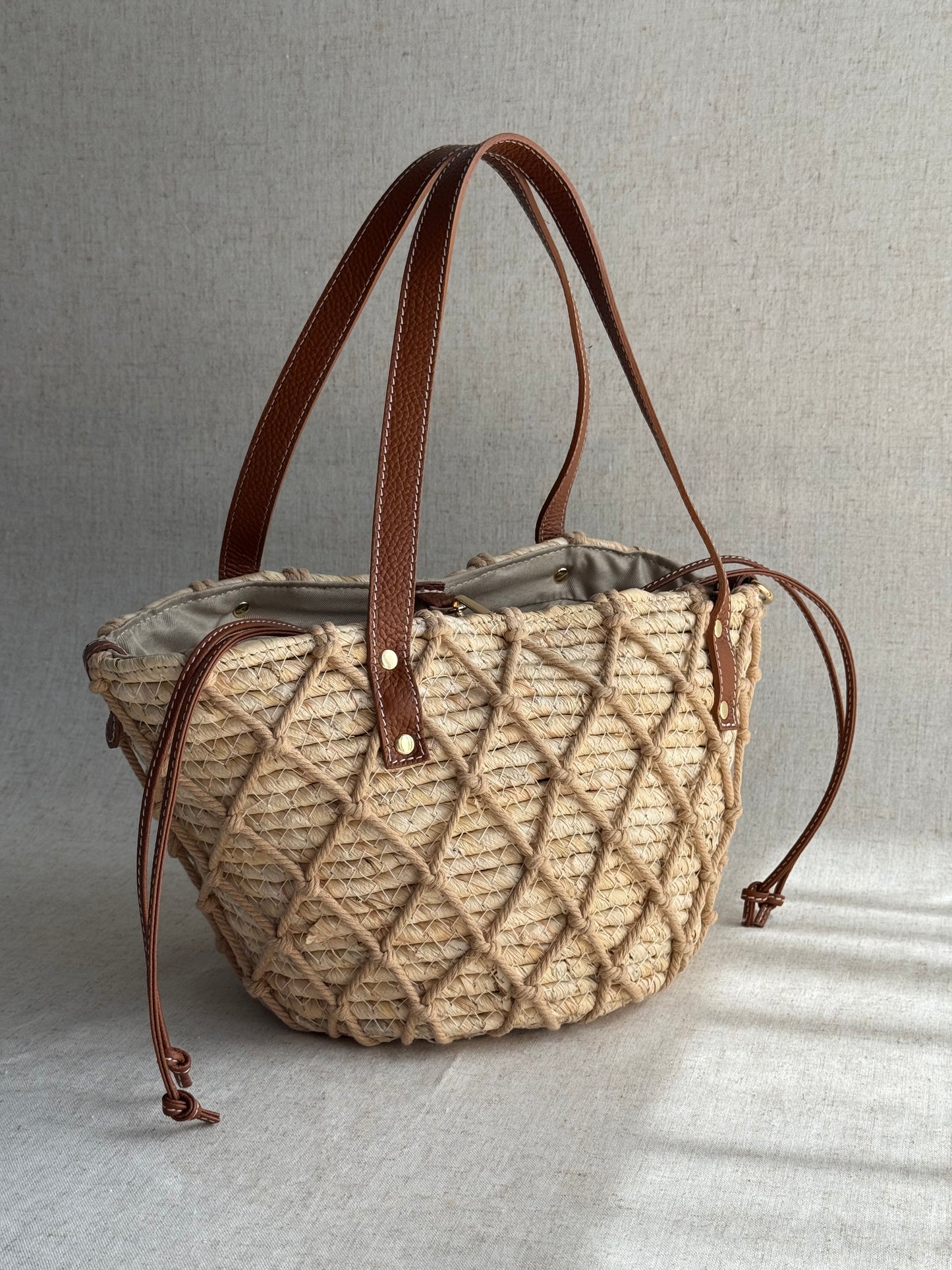 Borsa Basket - misura piccola, con tracolla lunga