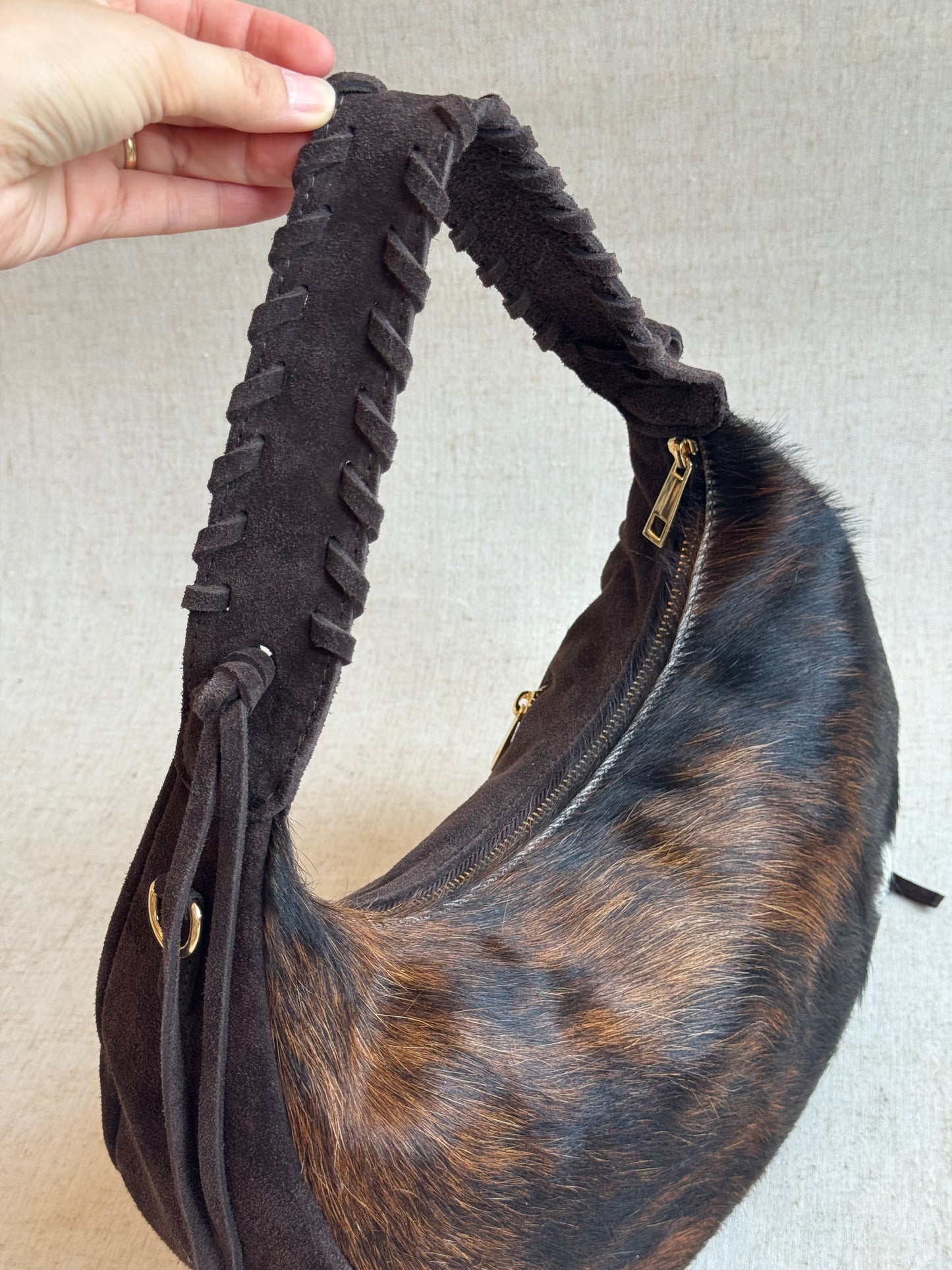 Borsa a spalla Ronda - cavallino, con tracolla lunga