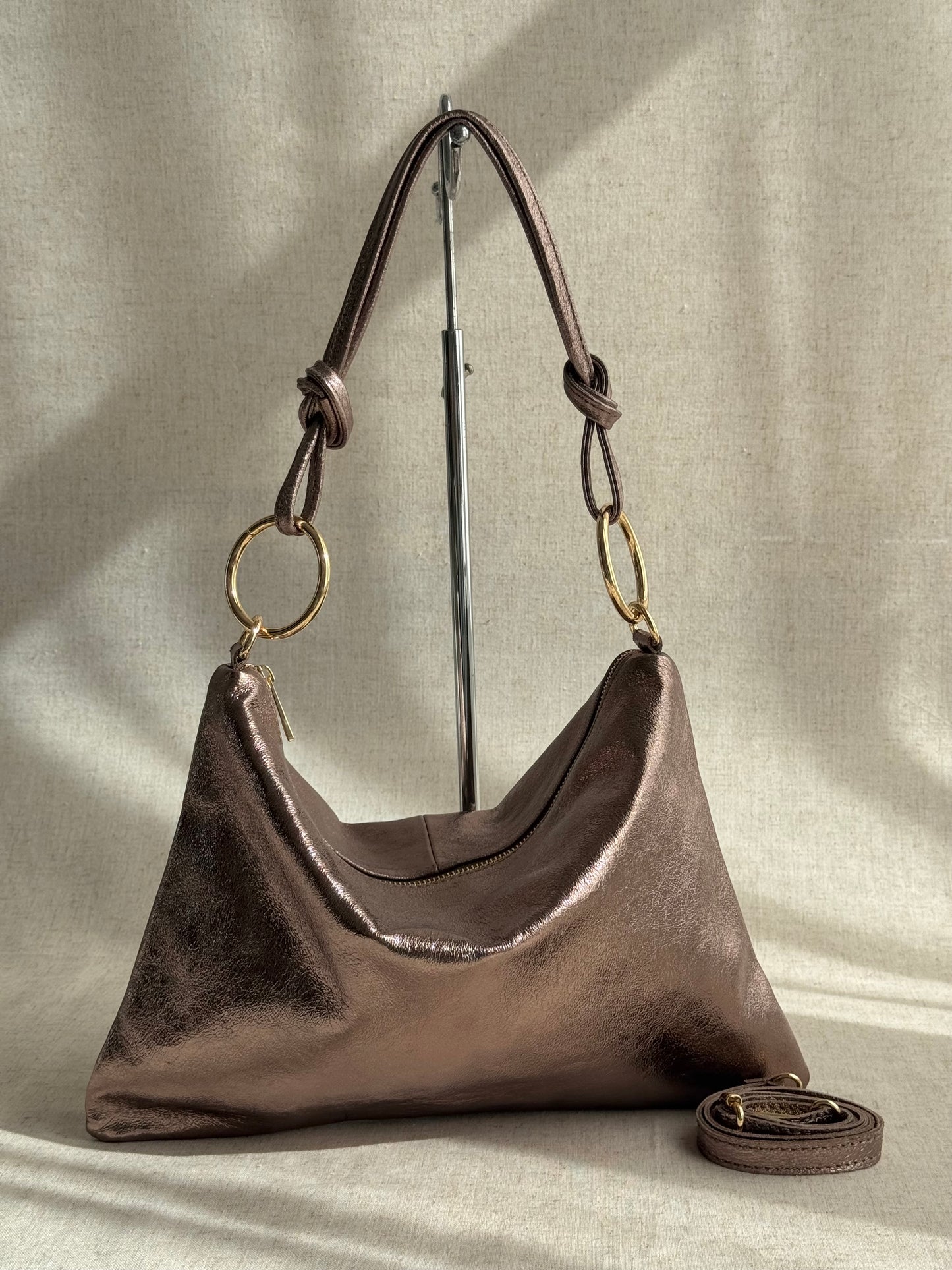 Borsa a spalla Agata - misura grande, con tracolla lunga