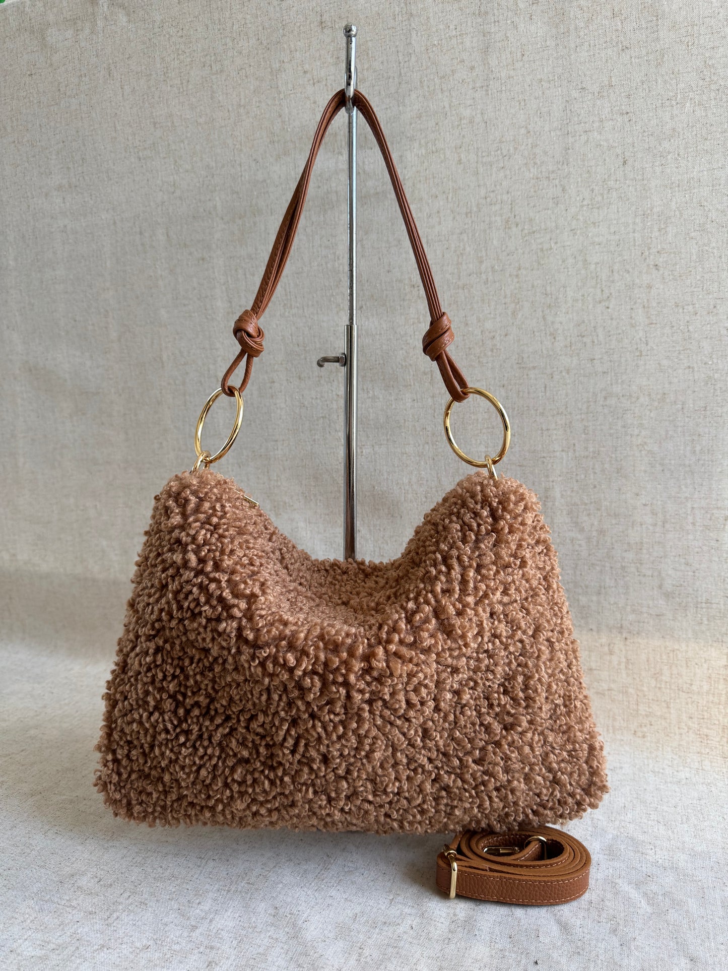 Borsa a spalla Agata - Teddy, con tracolla lunga