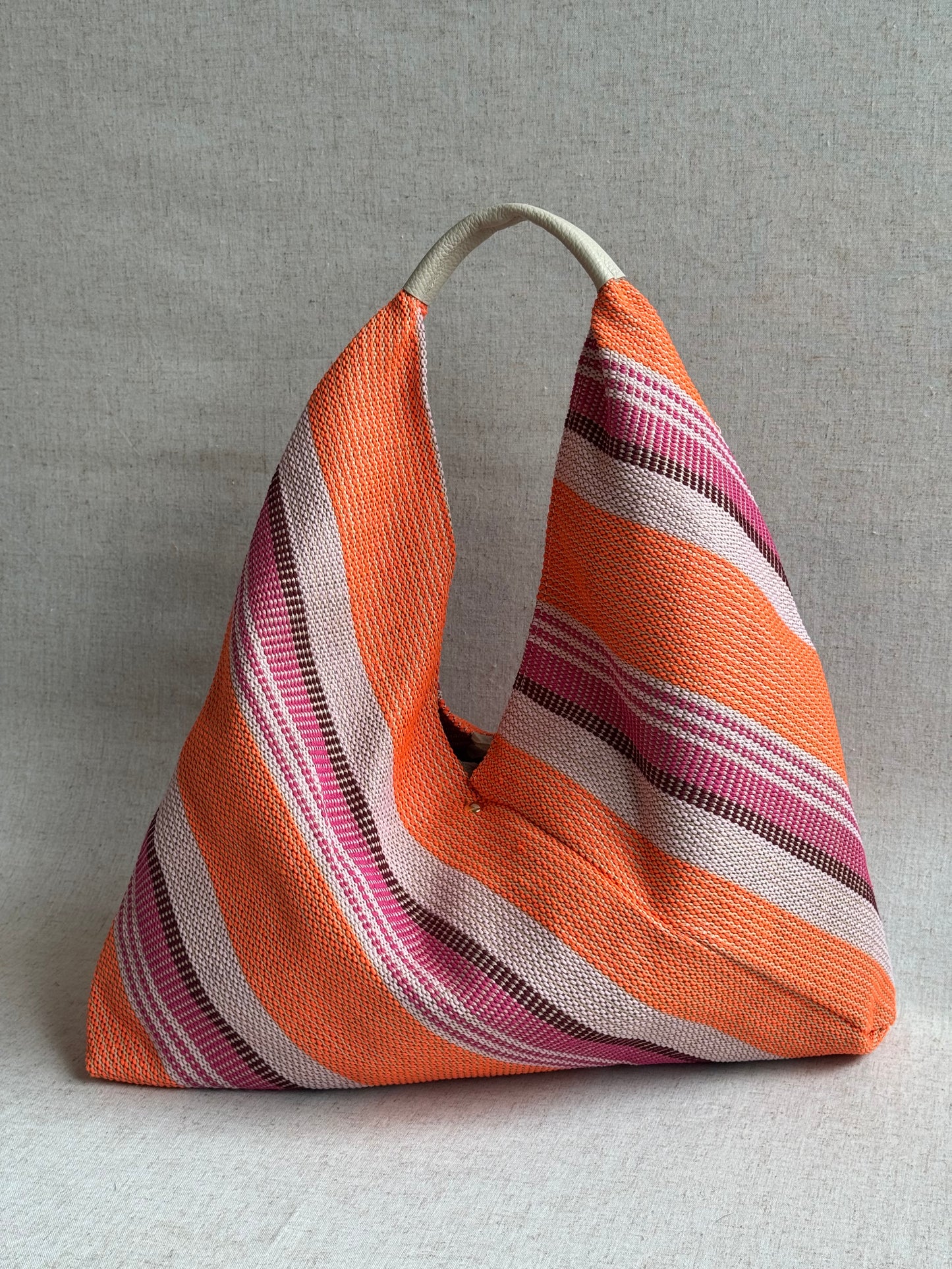 Maxi borsa a spalla Melissa - rafia