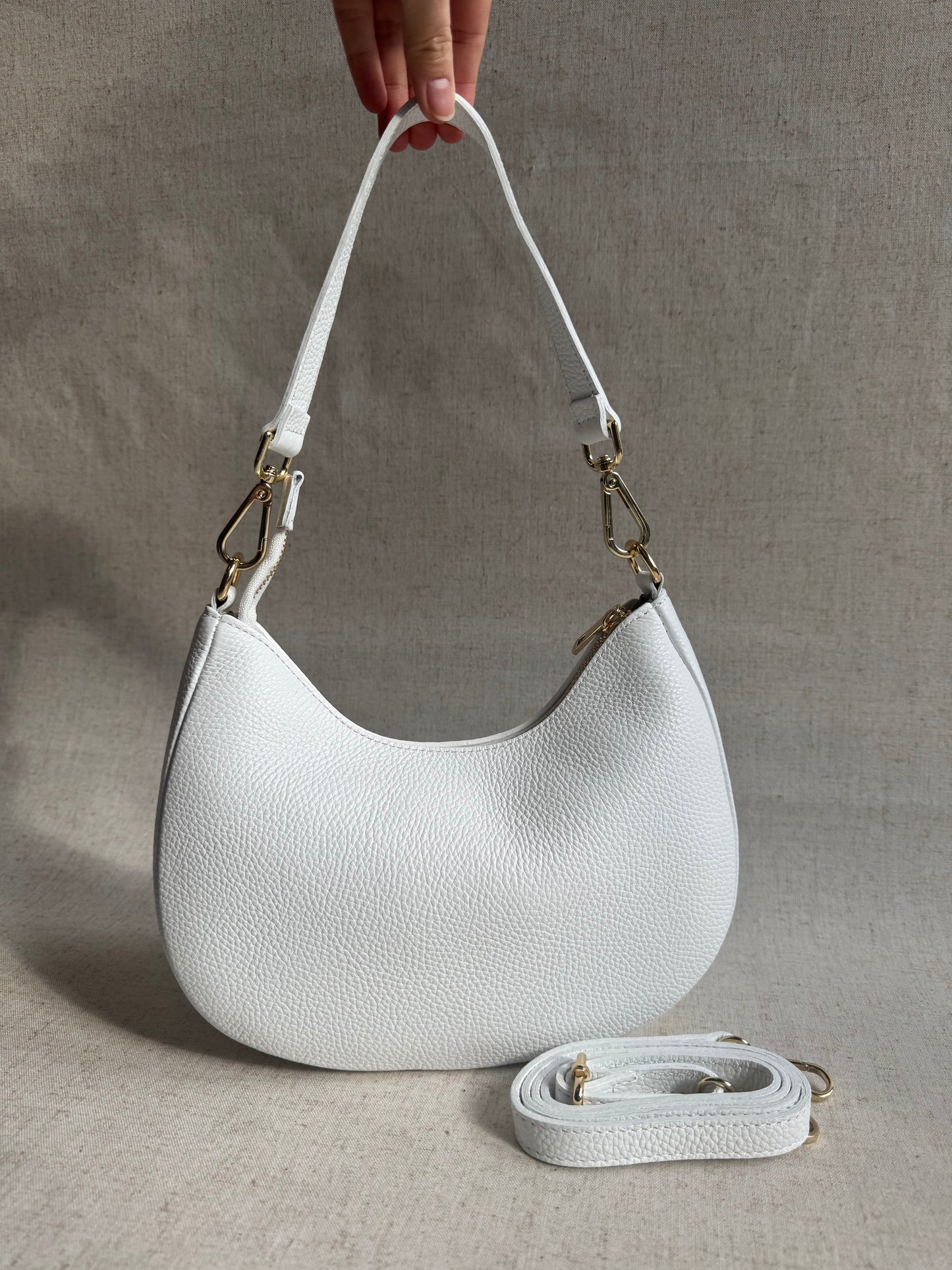 Borsa a spalla Luna - misura grande, con tracolla lunga