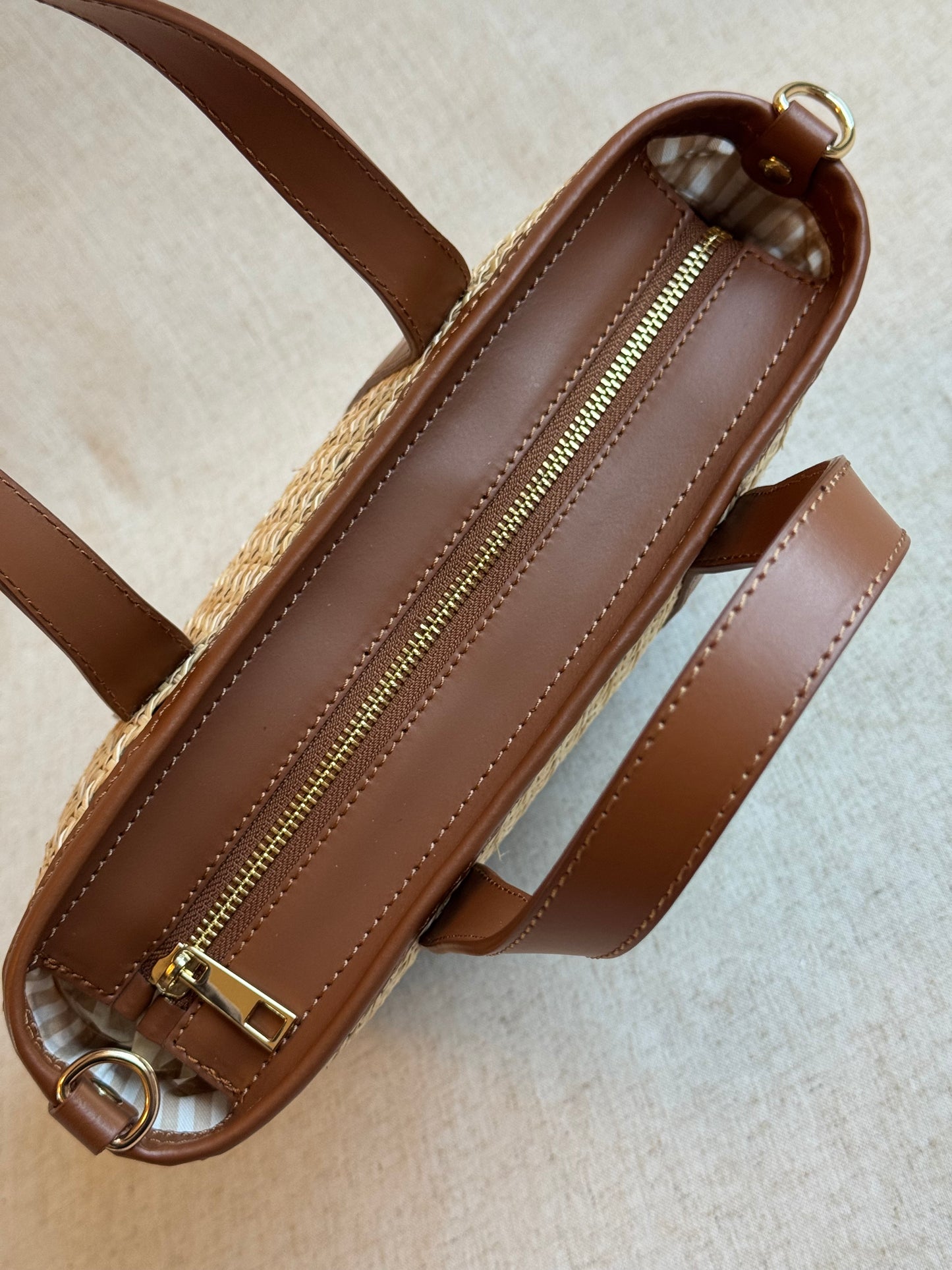 Borsa Costa - paglia di Vienna, con tracolla lunga