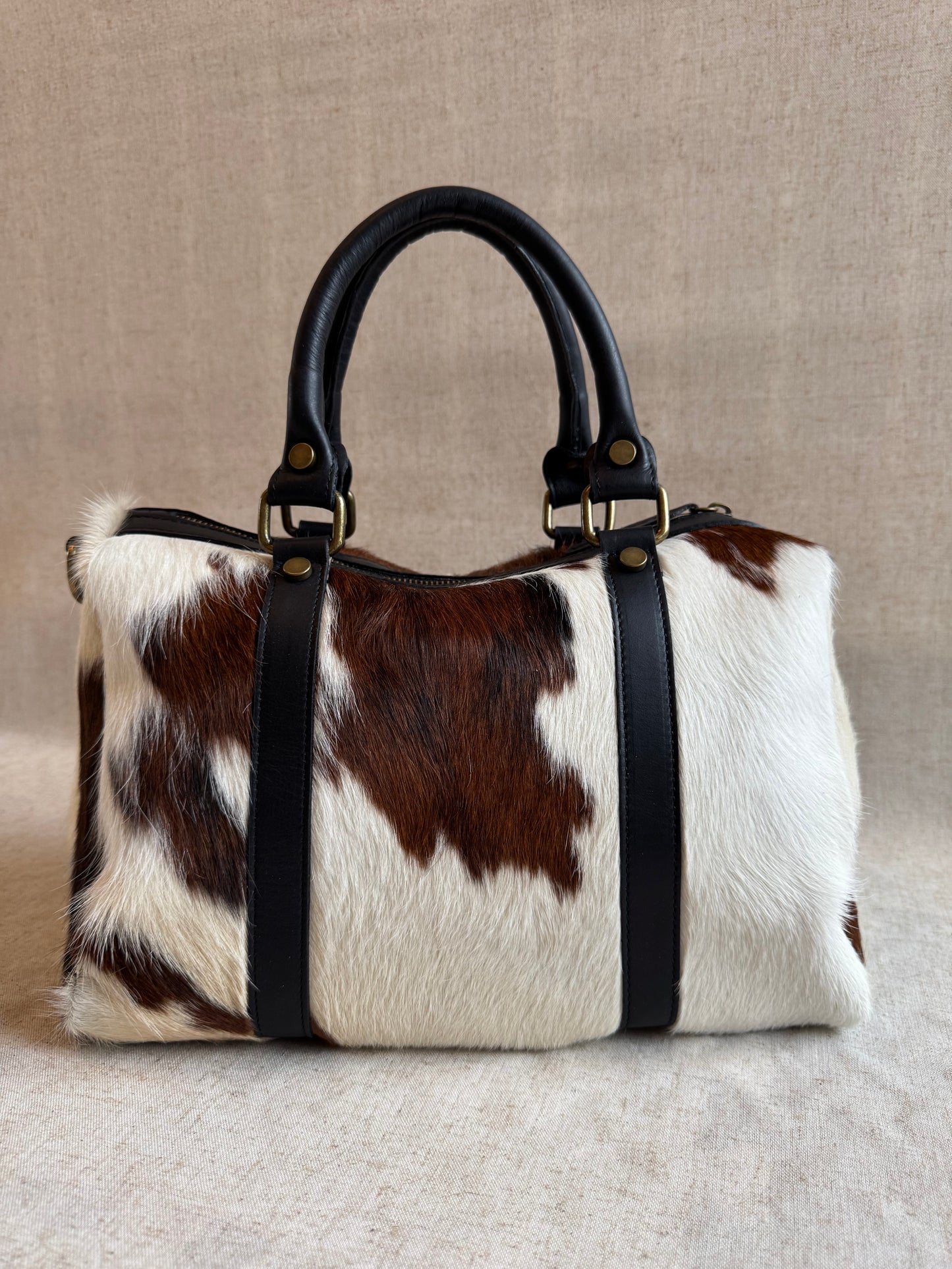 Bauletto Rebecca - cavallino, con tracolla lunga