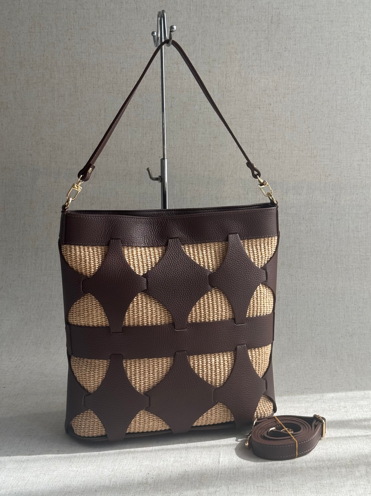 Maxi borsa a spalla Sunset - con tracolla lunga