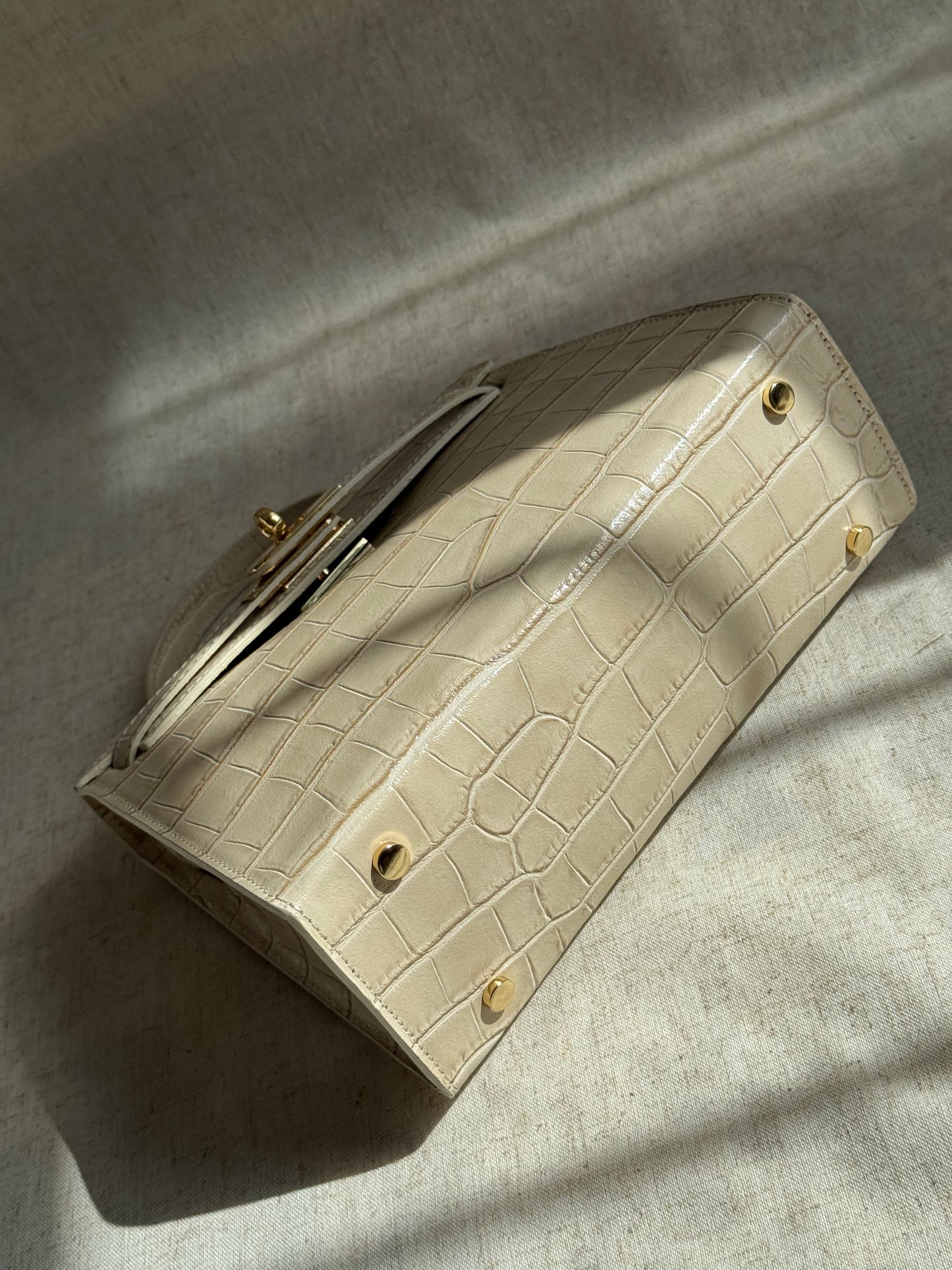 Borsa KELLY - misura grande, con tracolla lunga