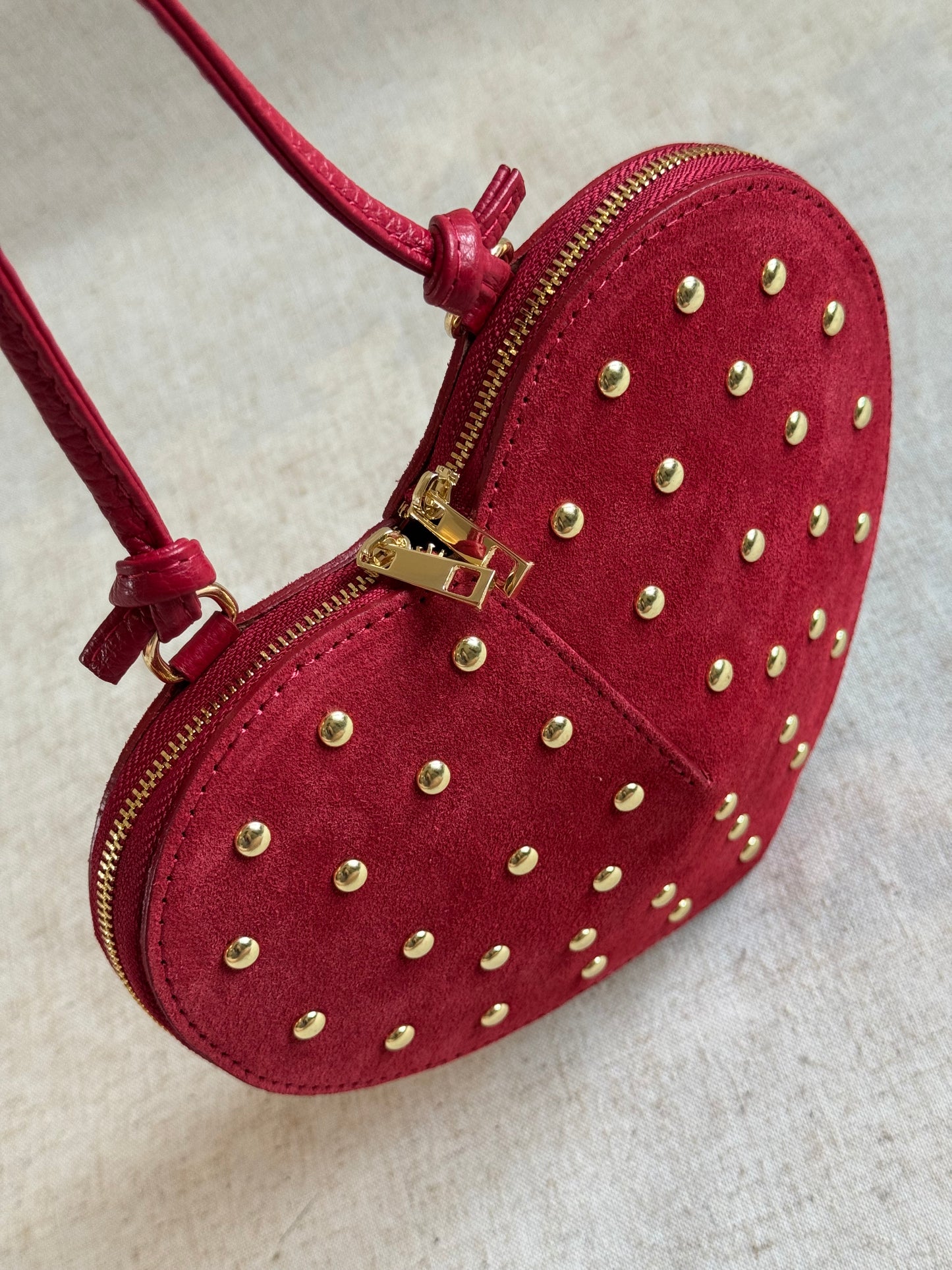 Love - borchie, con tracolla lunga