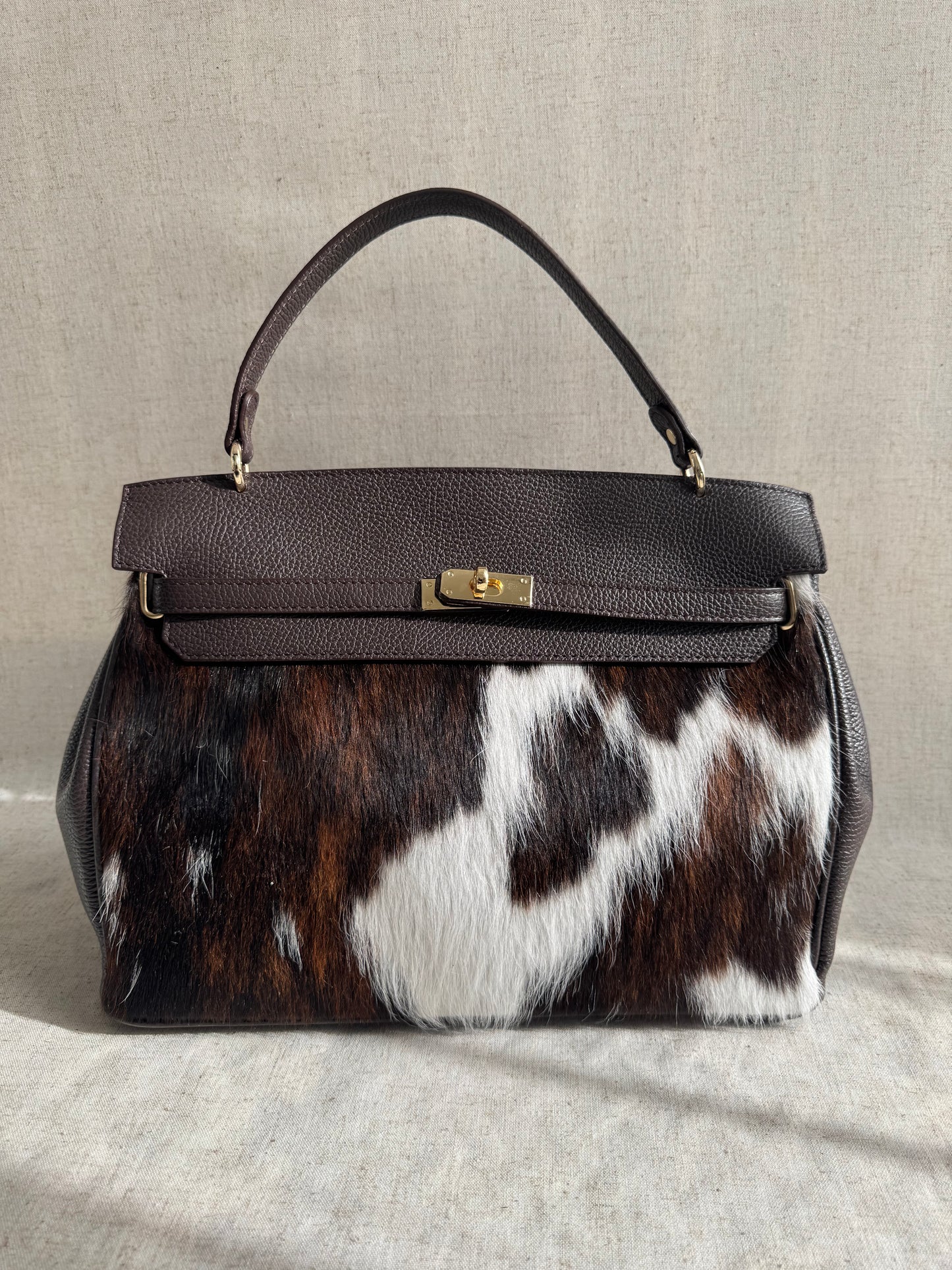 Maxi borsa Daphne - cavallino, con tracolla lunga