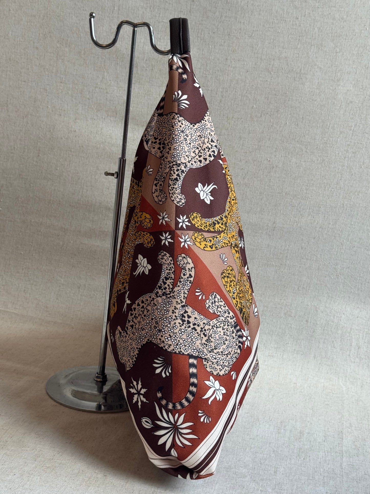 Borsa Melissa - tessuto, stampa leopardi