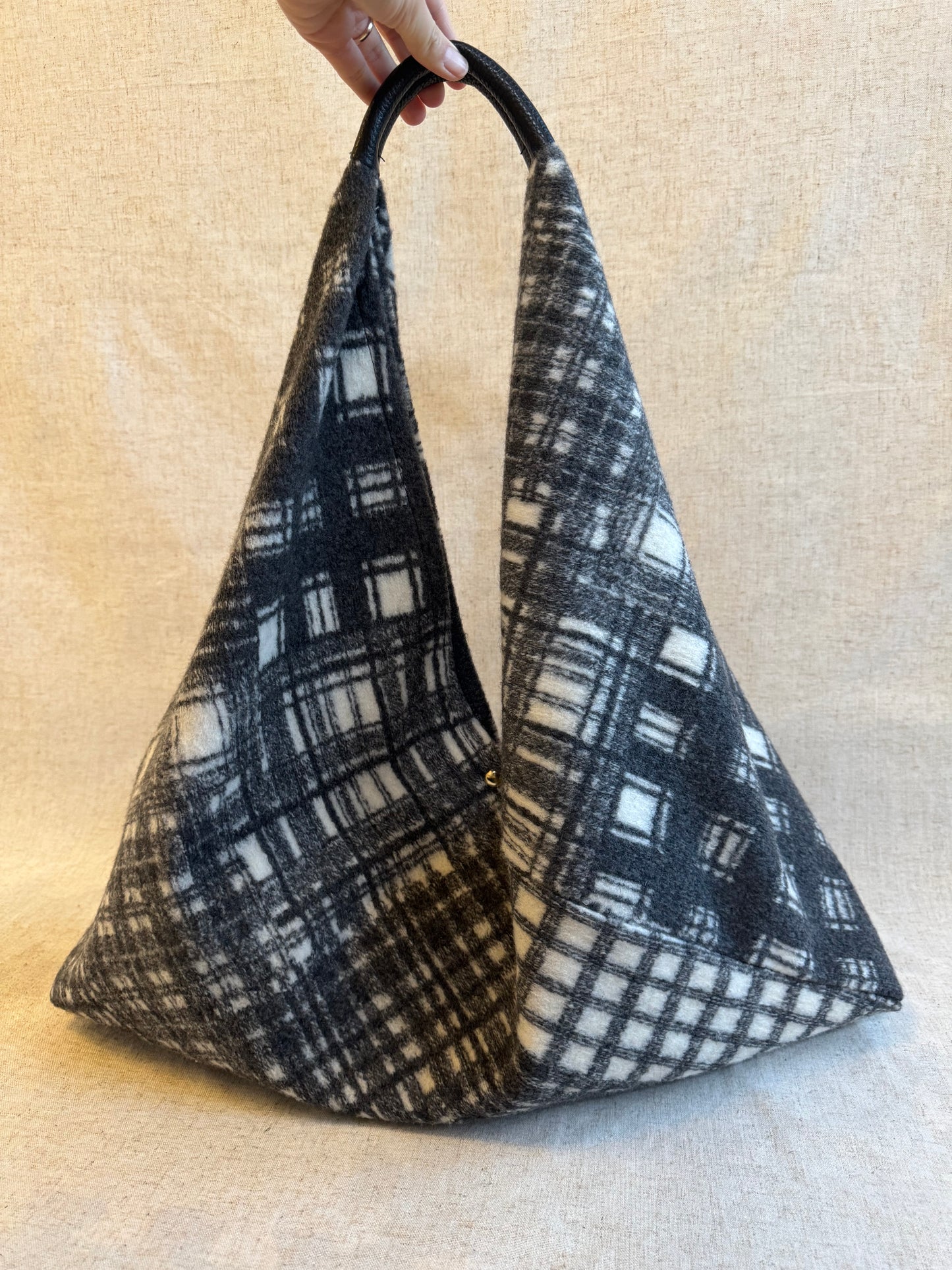 Maxi borsa a spalla Lana