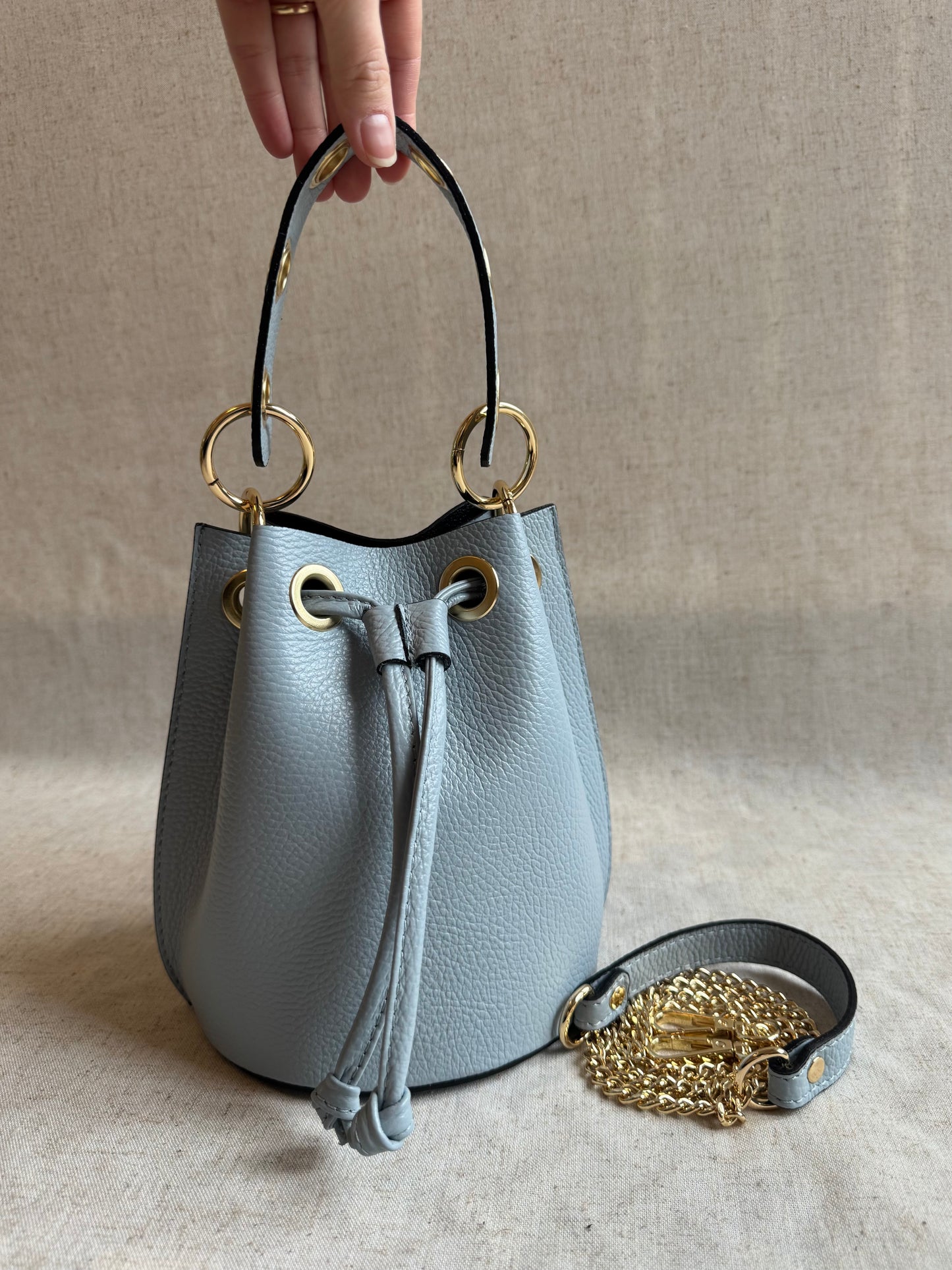 Borsa secchiello Vanilla - con tracolla lunga