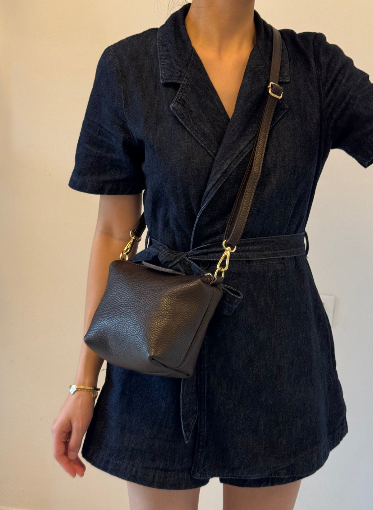 Borsa Vittoria - cavallino, con pochette e tracolla lunga