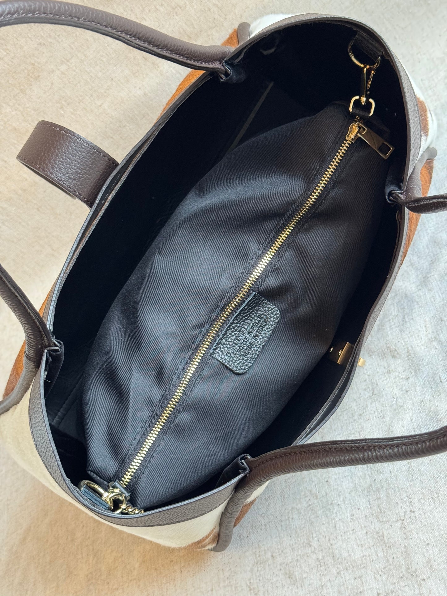 Preordine: Maxi borsa Carla - cavallino, con tracolla lunga