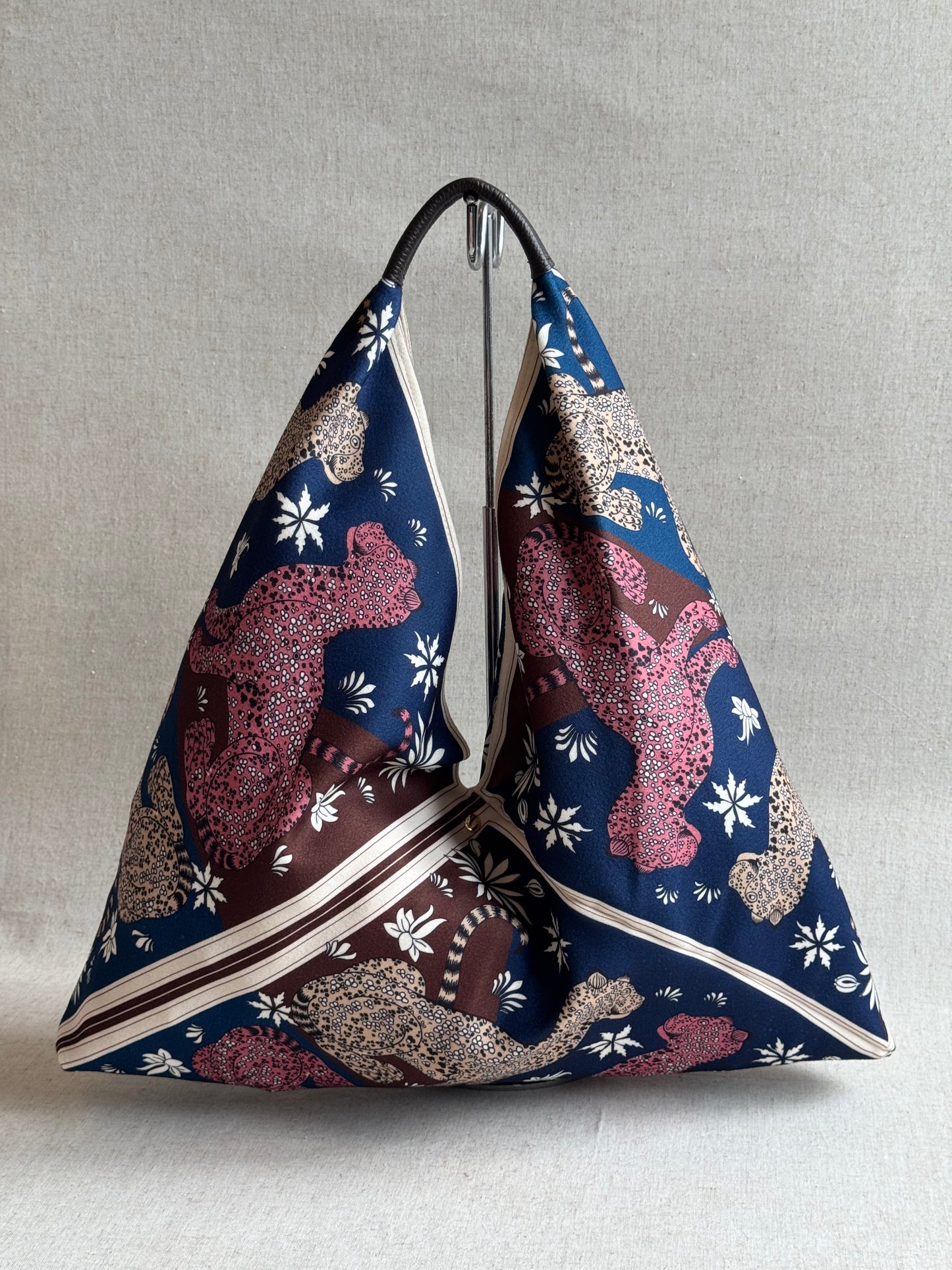 Borsa Melissa - tessuto, stampa leopardi
