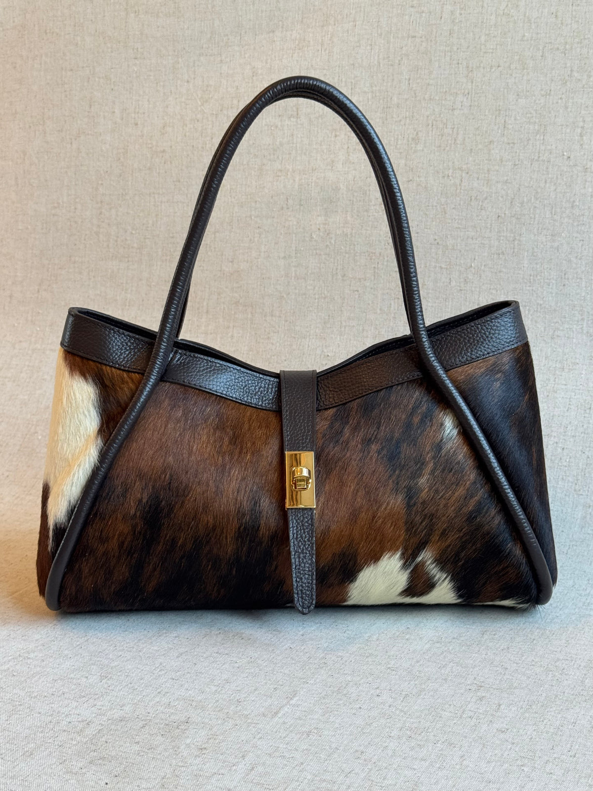 Borsa Carla - cavallino, con tracolla lunga