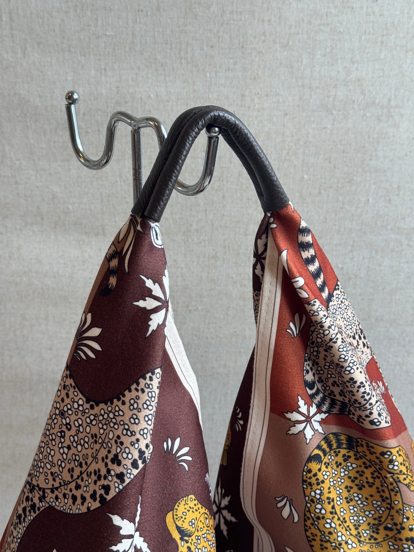 Borsa Melissa - tessuto, stampa leopardi