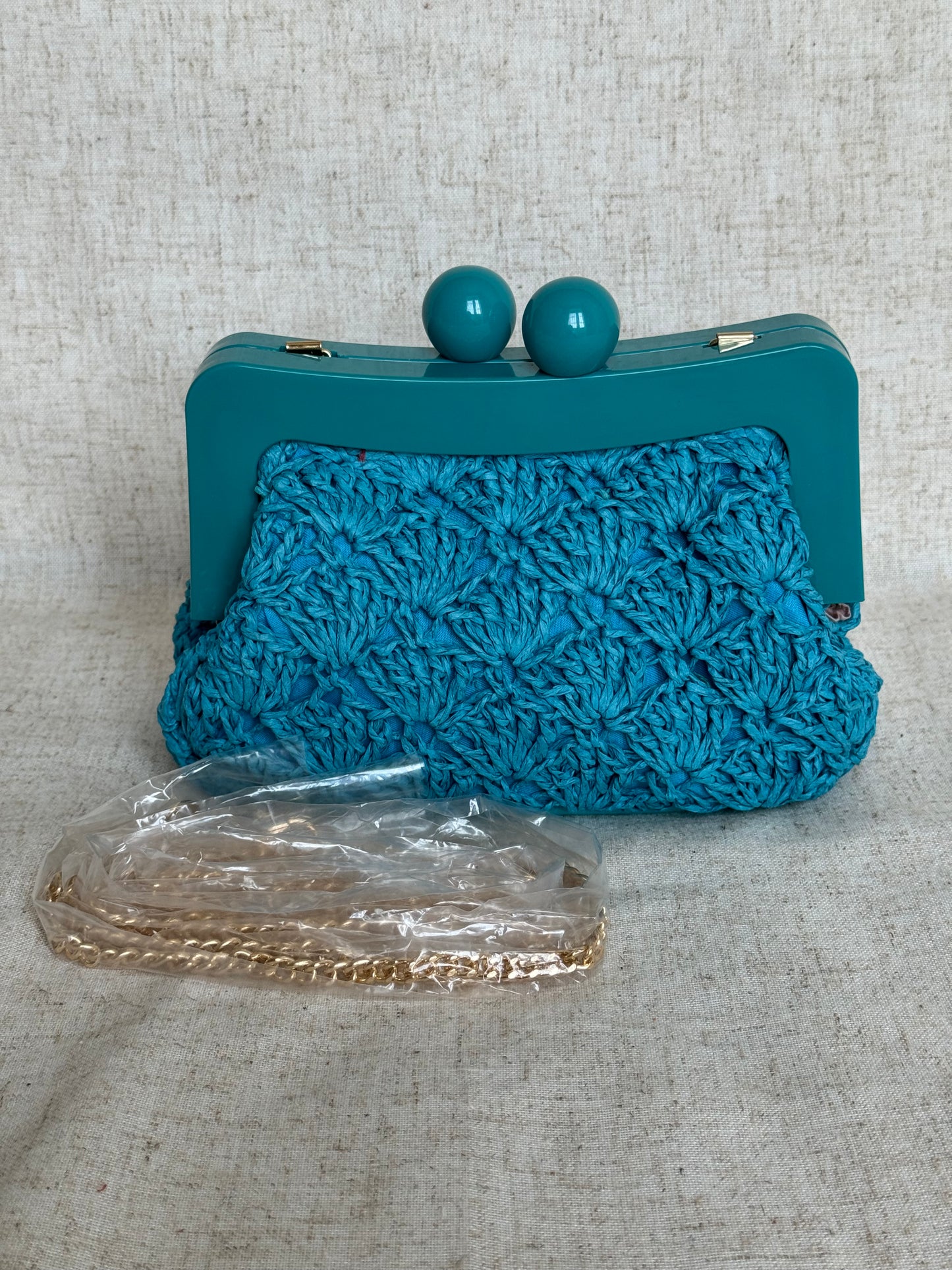 Pochette Bea - con tracolla in catena
