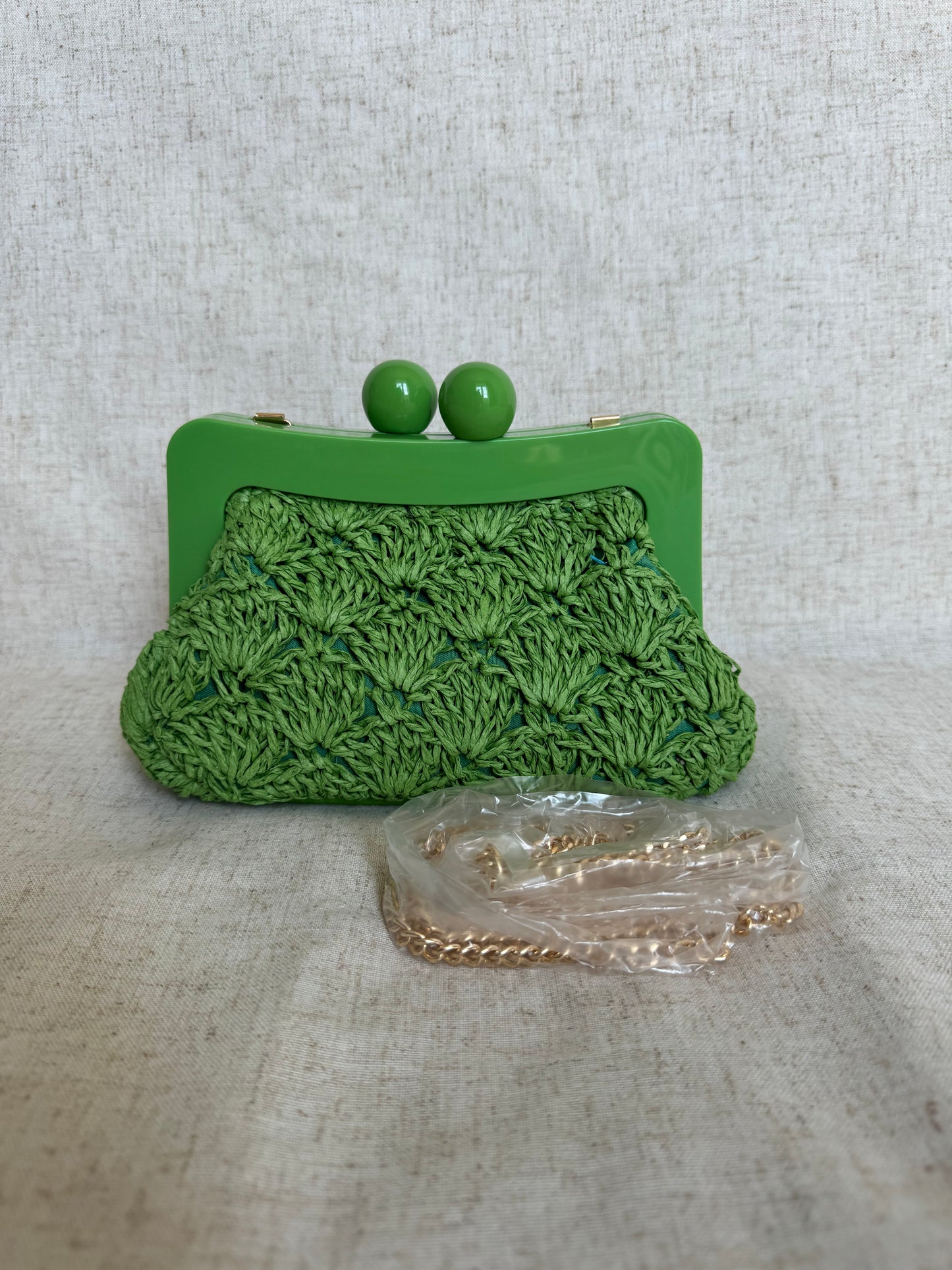 Pochette Bea - con tracolla in catena