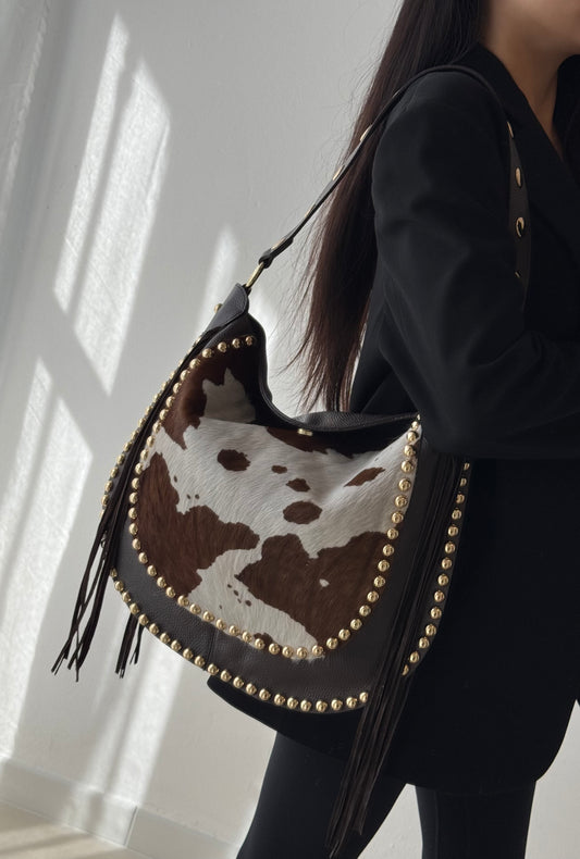 Borsa a spalla Texas - cavallino, con tracolla lunga