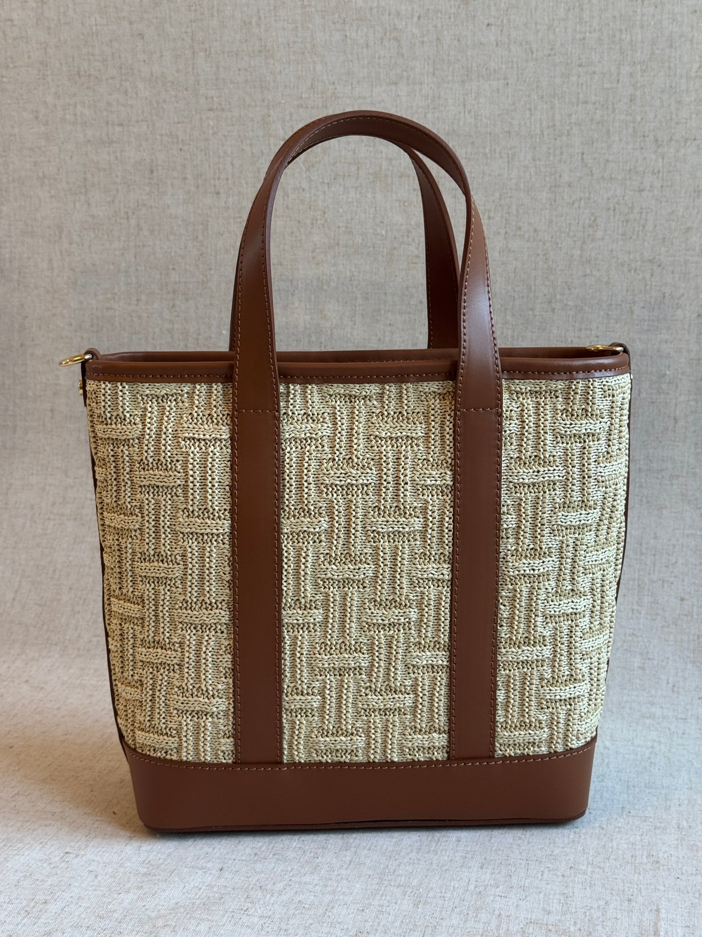 Borsa Costa - rafia, con tracolla lunga