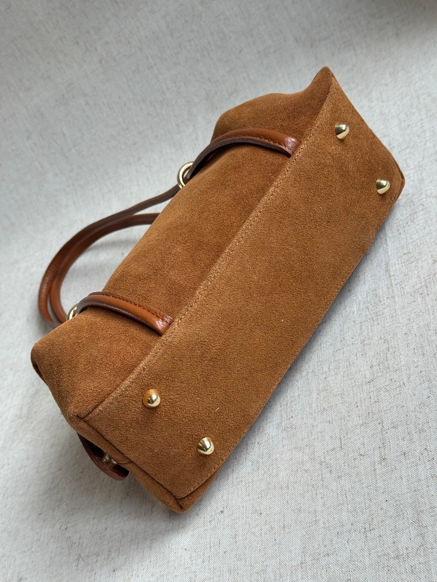 Borsa Roma - camoscio, con tracolla lunga