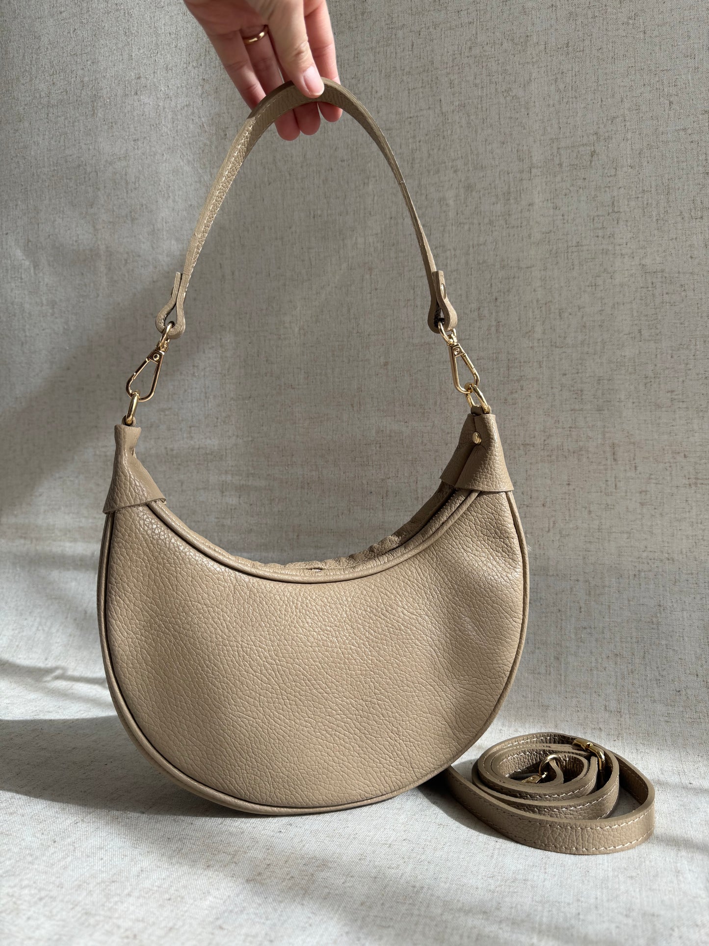 Borsa a spalla Luna - con tracolla lunga
