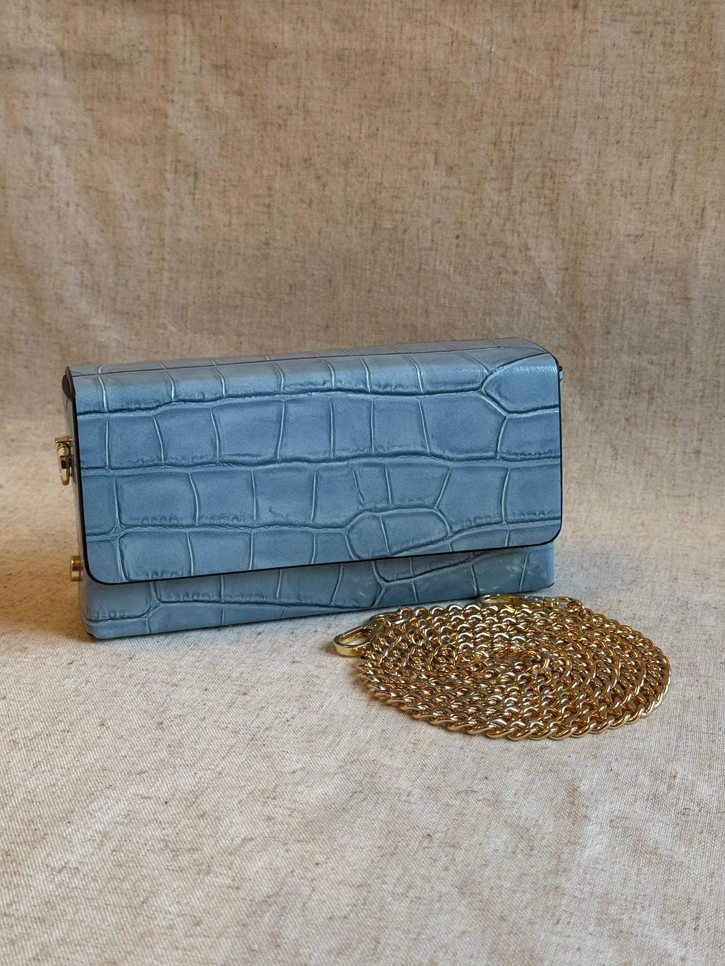Pochette Dubai - con tracolla in catena