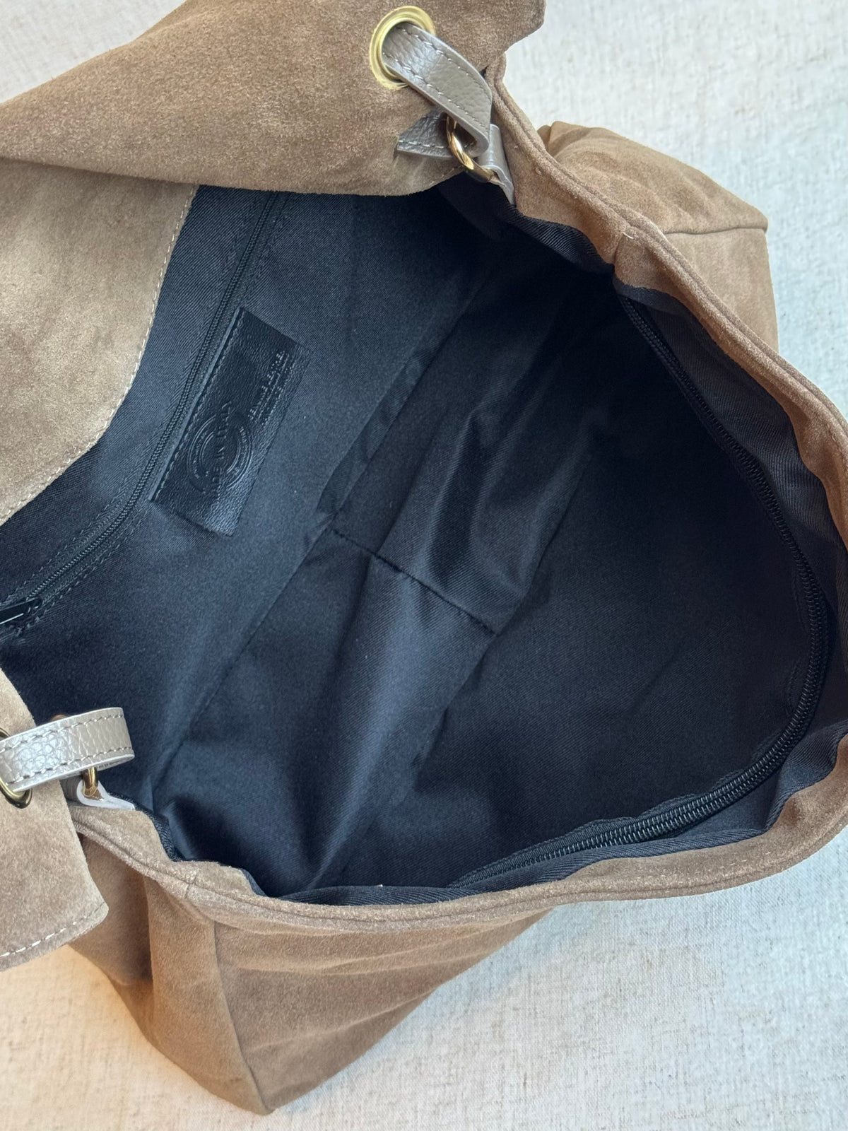 Borsa Chantal - camoscio, manico regolabile