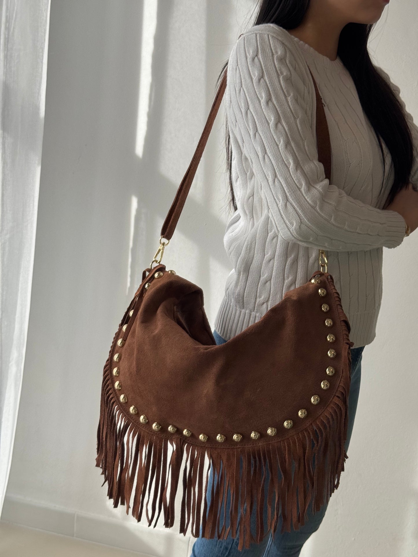 Borsa a spalla Maty - con tracolla lunga