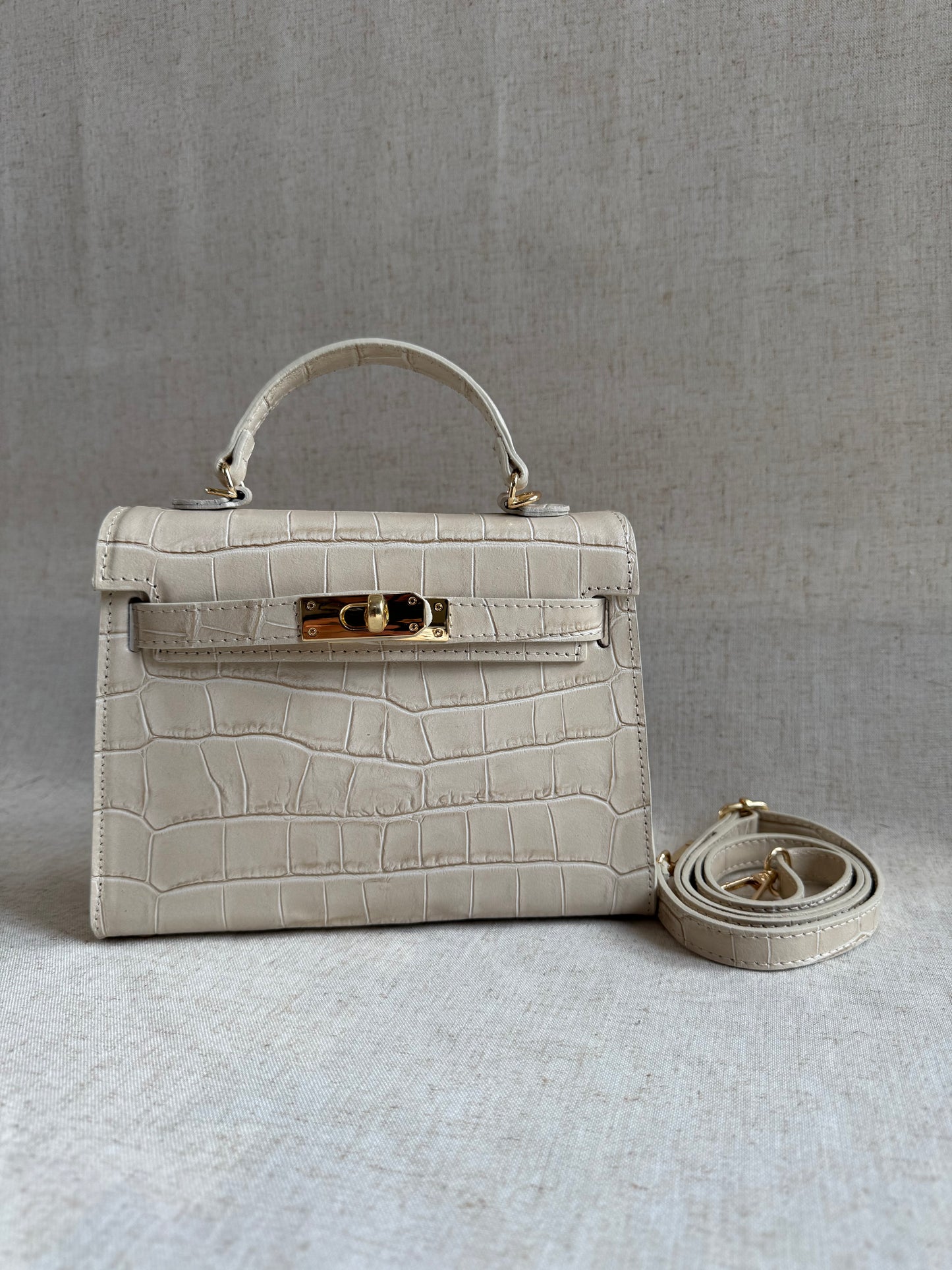 Borsa KELLY - misura media, con tracolla lunga