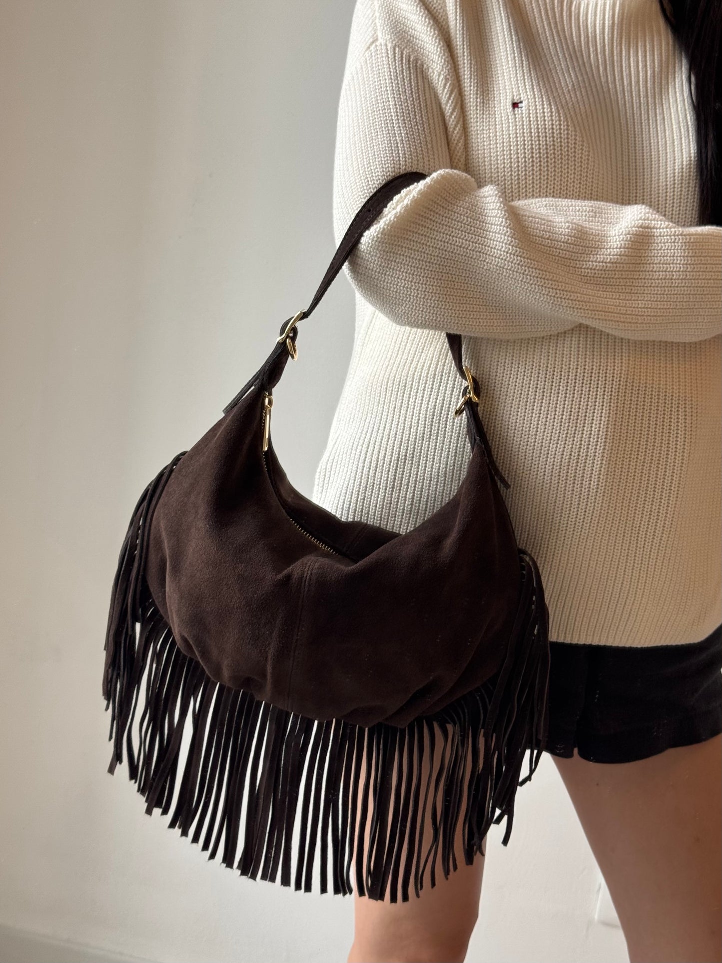 Borsa a spalla Carmen - con tracolla lunga