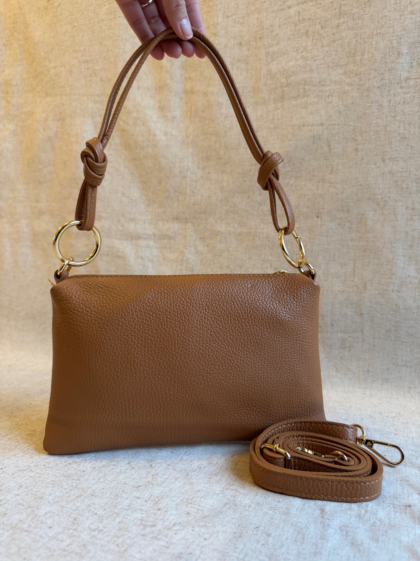 Borsa a spalla Agata - misura piccola, con tracolla lunga