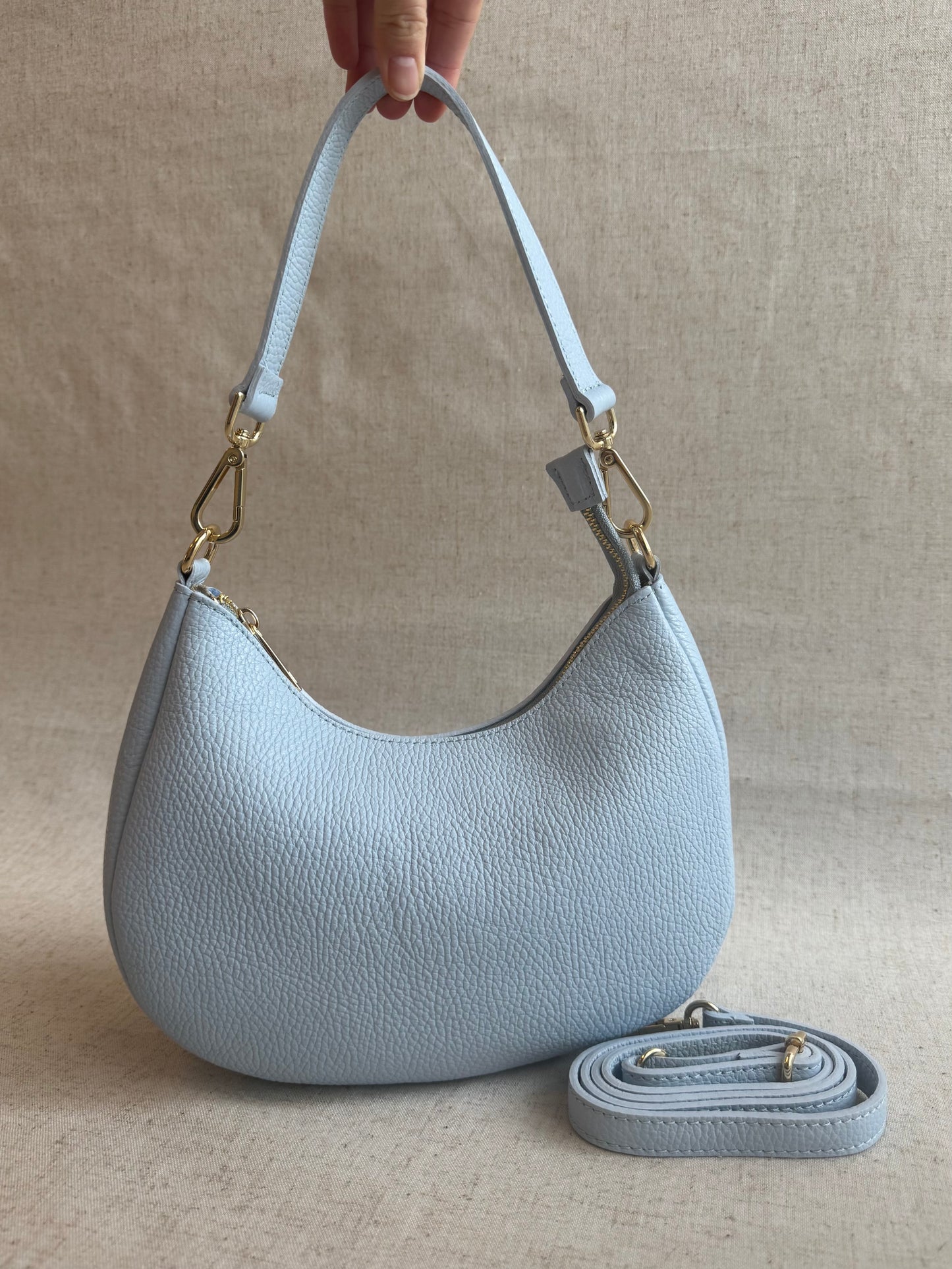 Borsa a spalla Luna - misura grande, con tracolla lunga