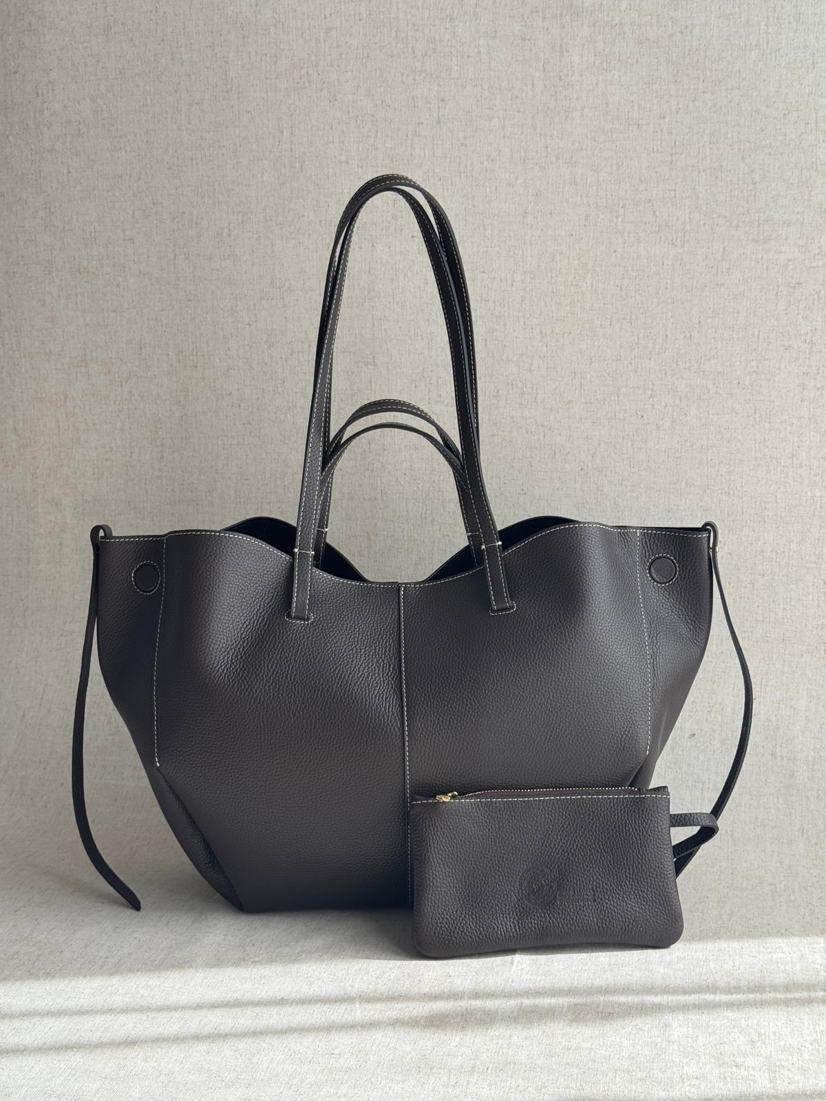 Borsa a spalla Sofia - misura grande, con pochette
