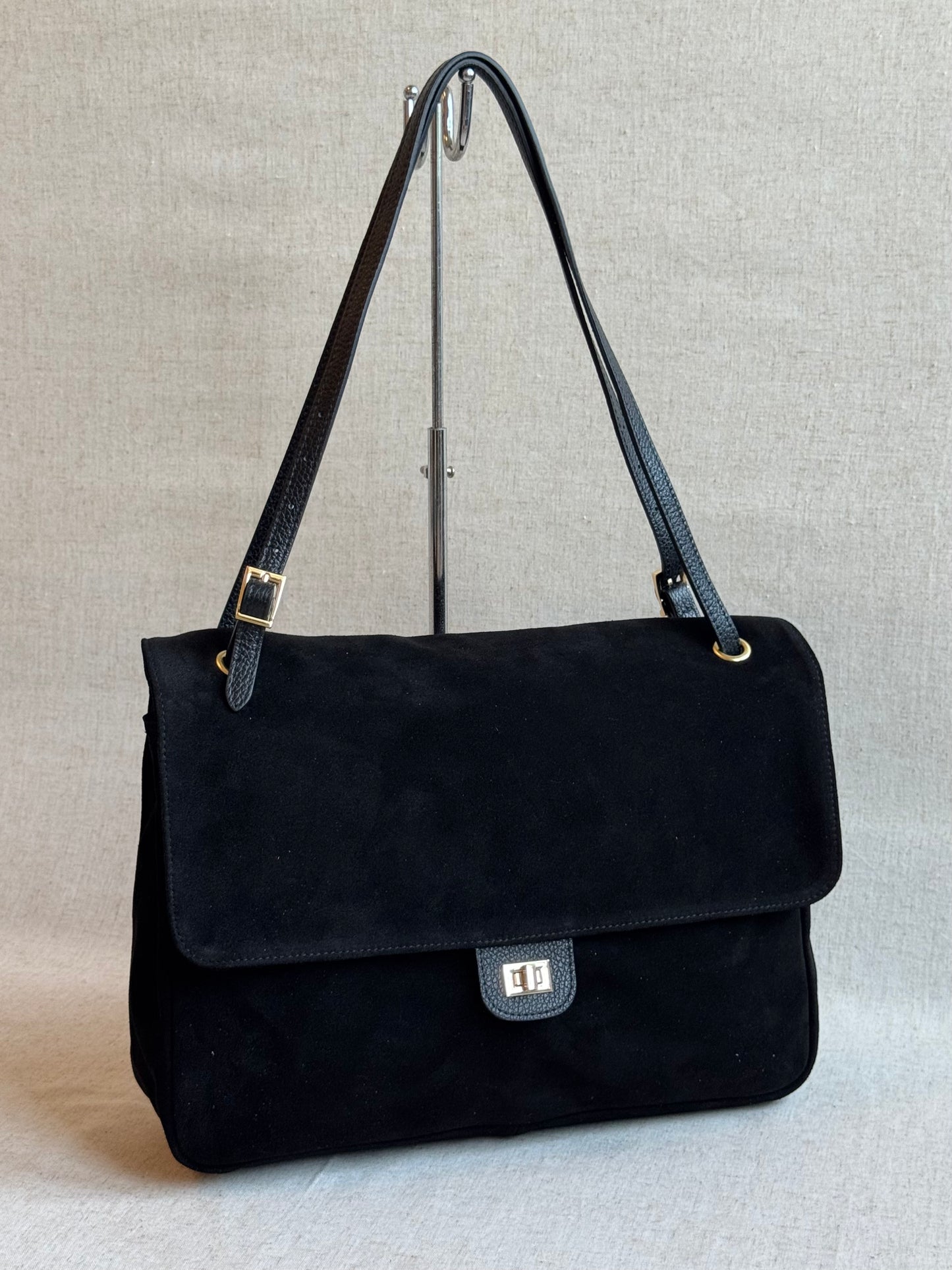 Borsa Chantal - camoscio, manico regolabile