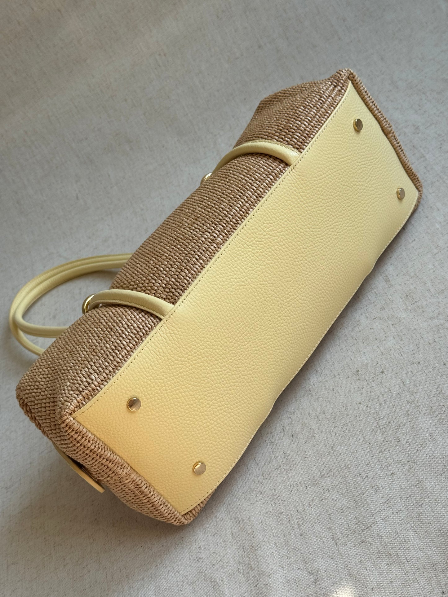 borsa a spalla Roma - rafia