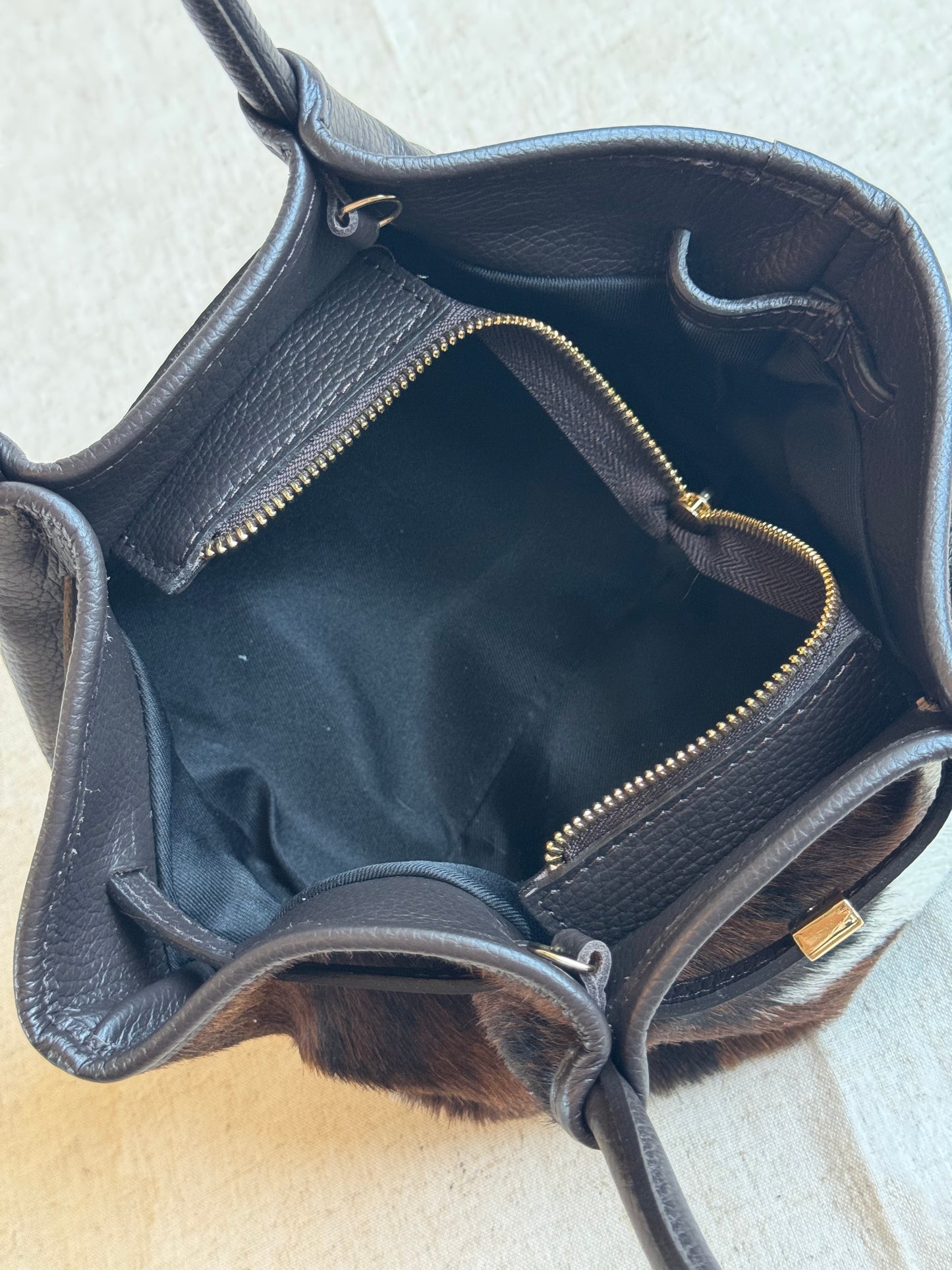 Borsa Laila - cavallino, con tracolla lunga